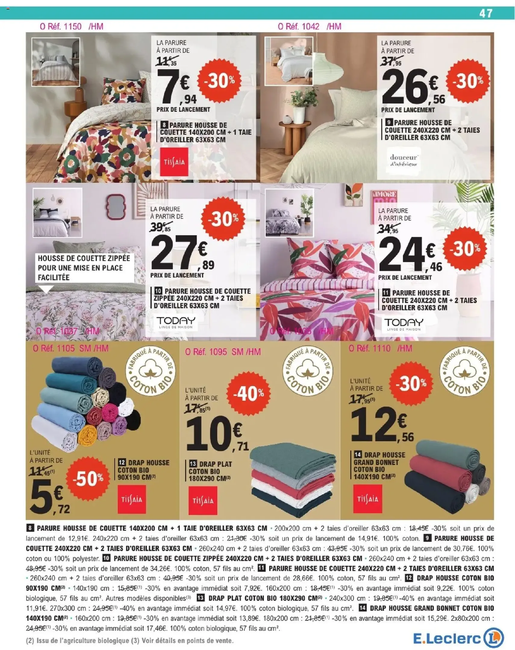 E.Leclerc catalogue de la semaine 22 - brochure valable à partir du 26/05/2026, page 47 sur 66