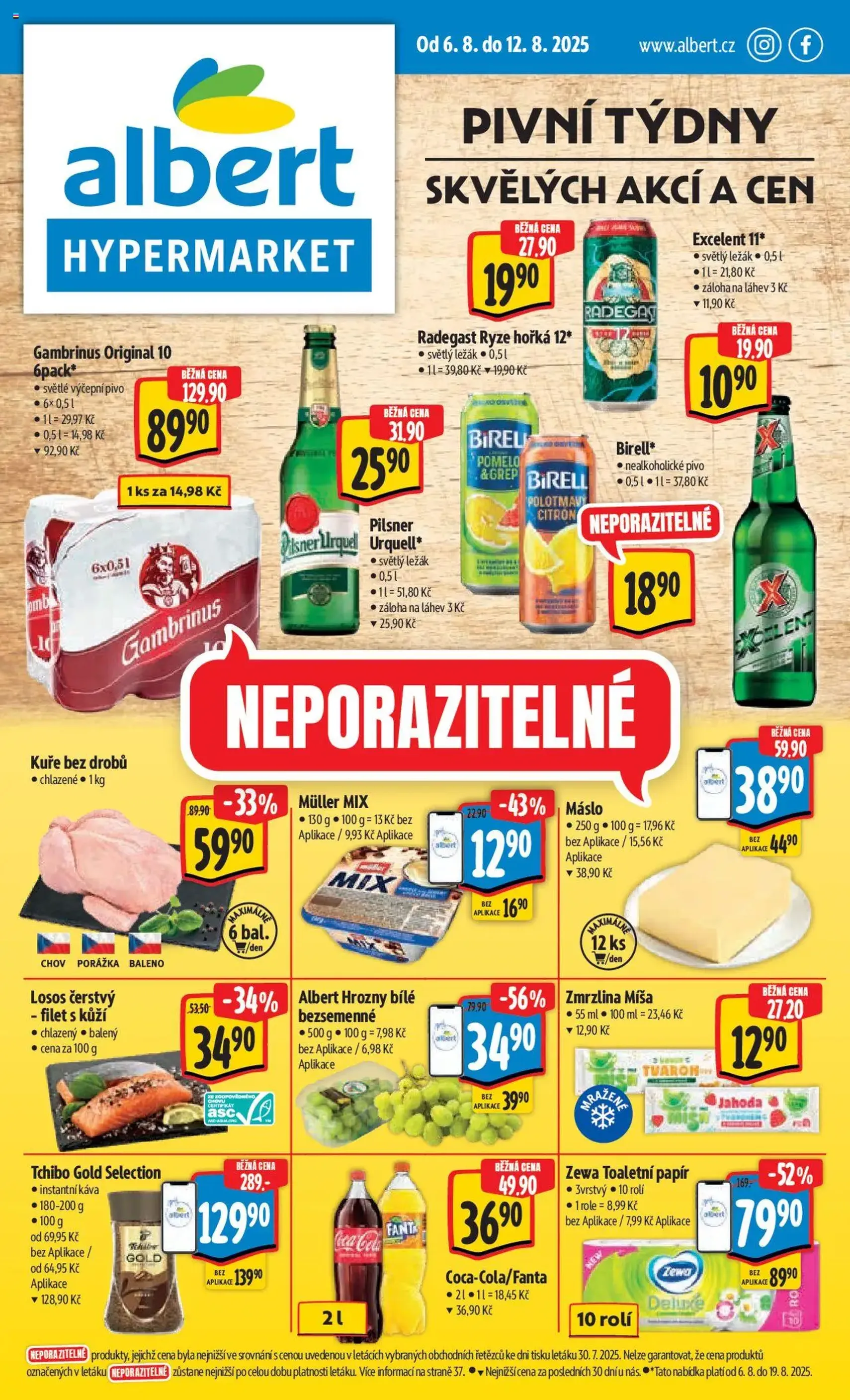 Albert leták - Hypermarket - platný leták od 06.08.2025 strana 1 z 59 Albert leták - Hypermarket - platný leták od 06.08.2025 strana 1 z 59