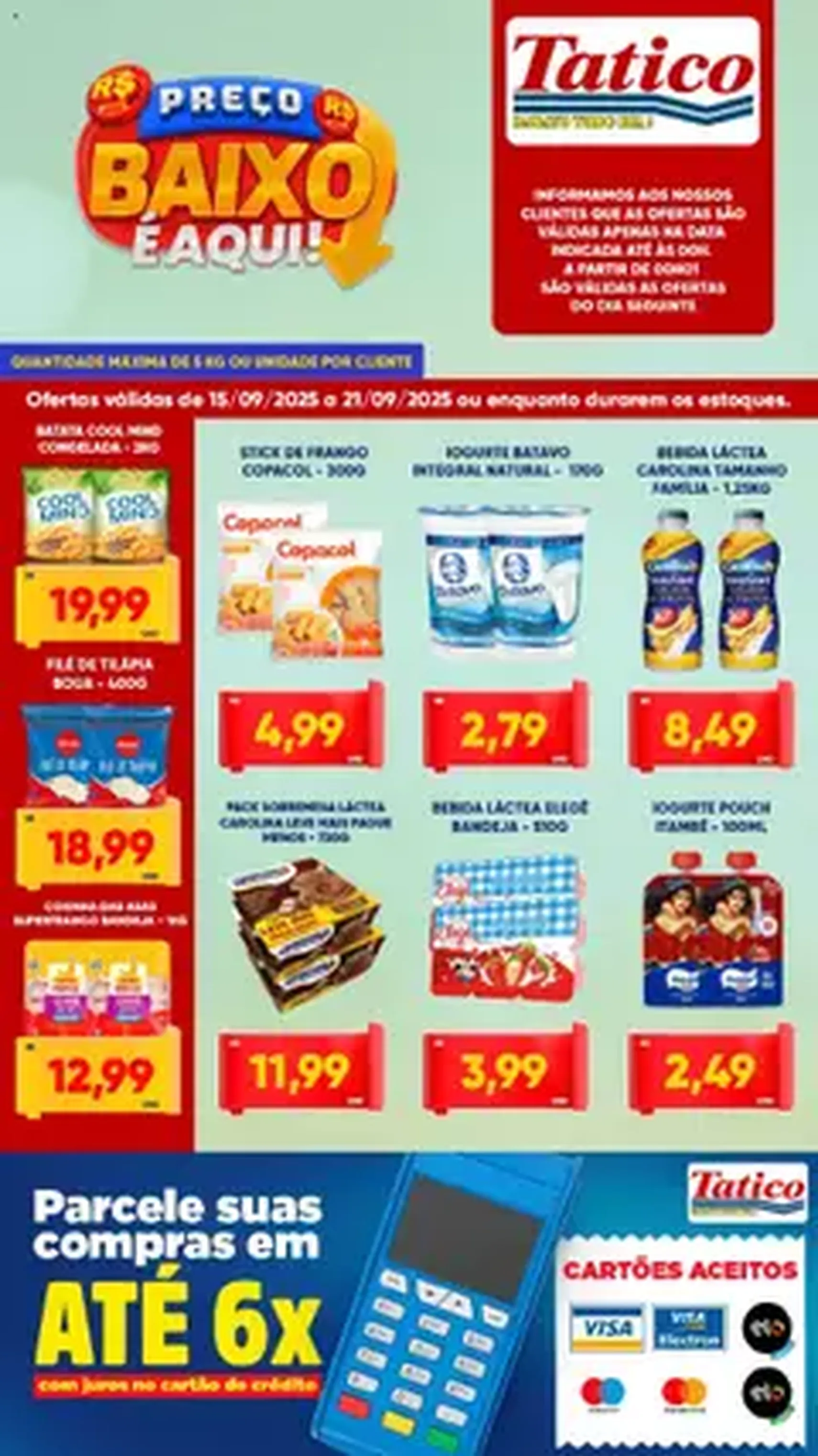 Tatico - Ofertas da semana - folheto válido a partir de 15/09/2025 página 1 de 1
