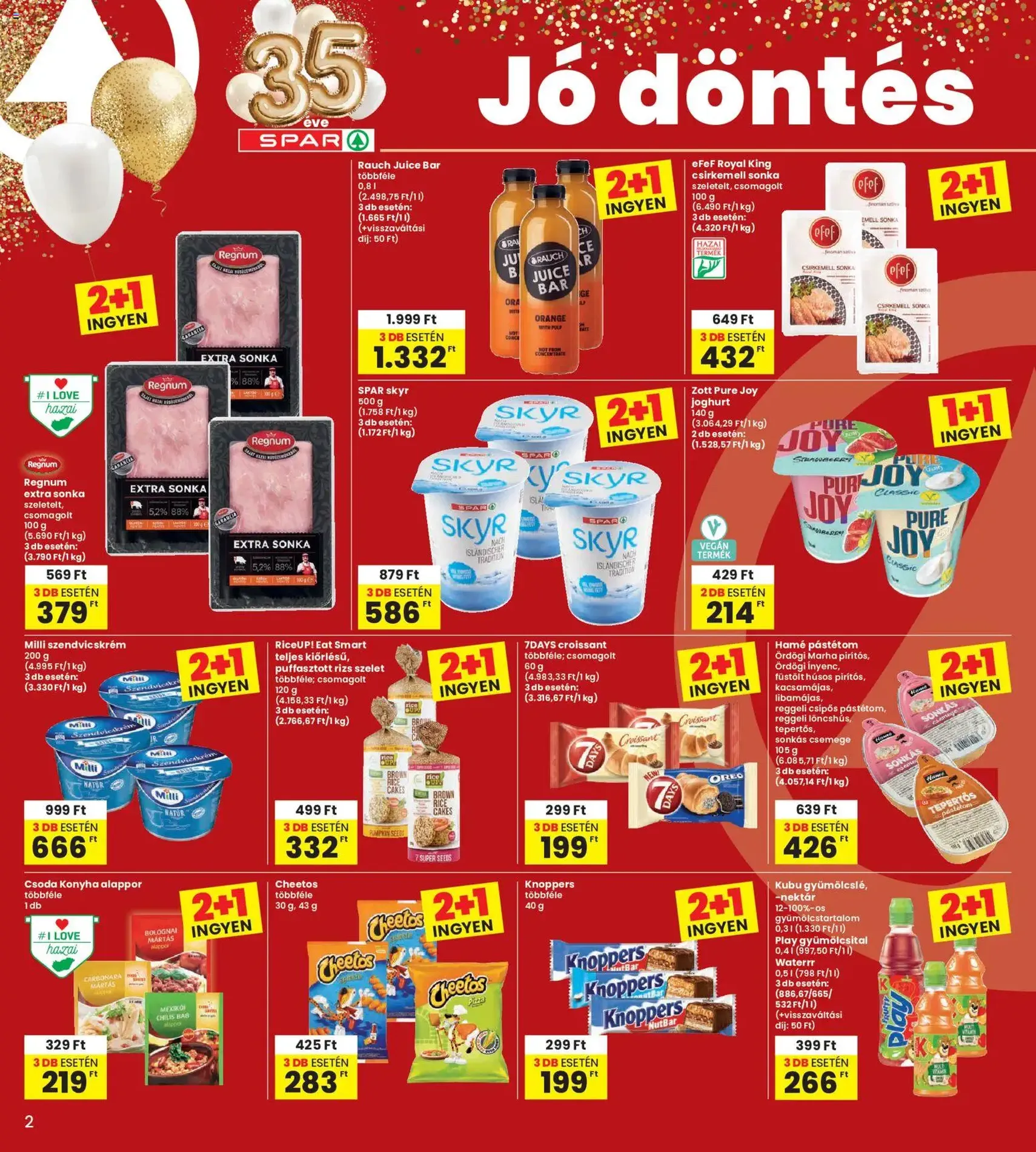Interspar akciós újság - 2026.07.30. érvényes szórólap 2 oldal 19 oldalból