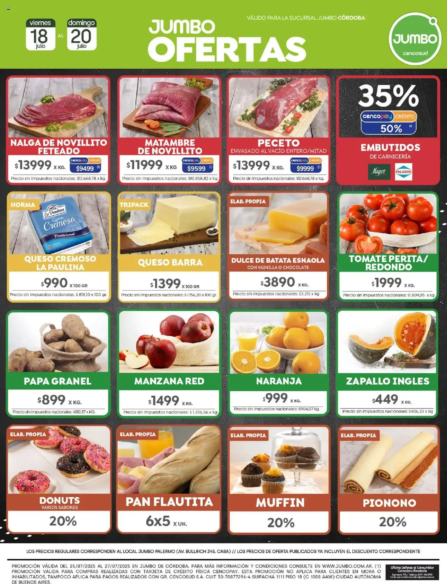 Jumbo - Ofertas - Córdoba - folleto válido desde 25/07/2025 página 8 de 8 Jumbo - Ofertas - Córdoba - folleto válido desde 25/07/2025 página 8 de 8