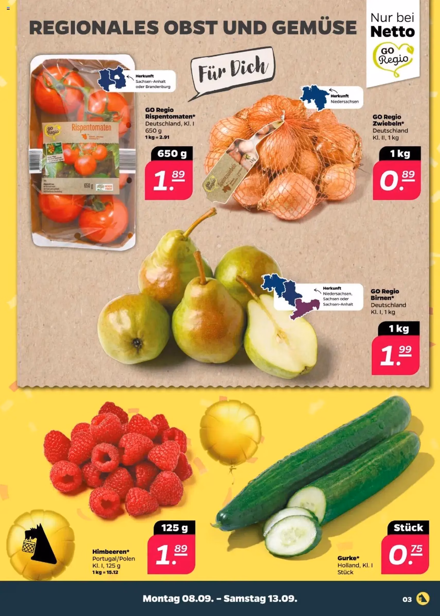 Netto Prospekt - Gültiger Prospekt ab 07.09.2025, Seite 3 von insgesamt 44