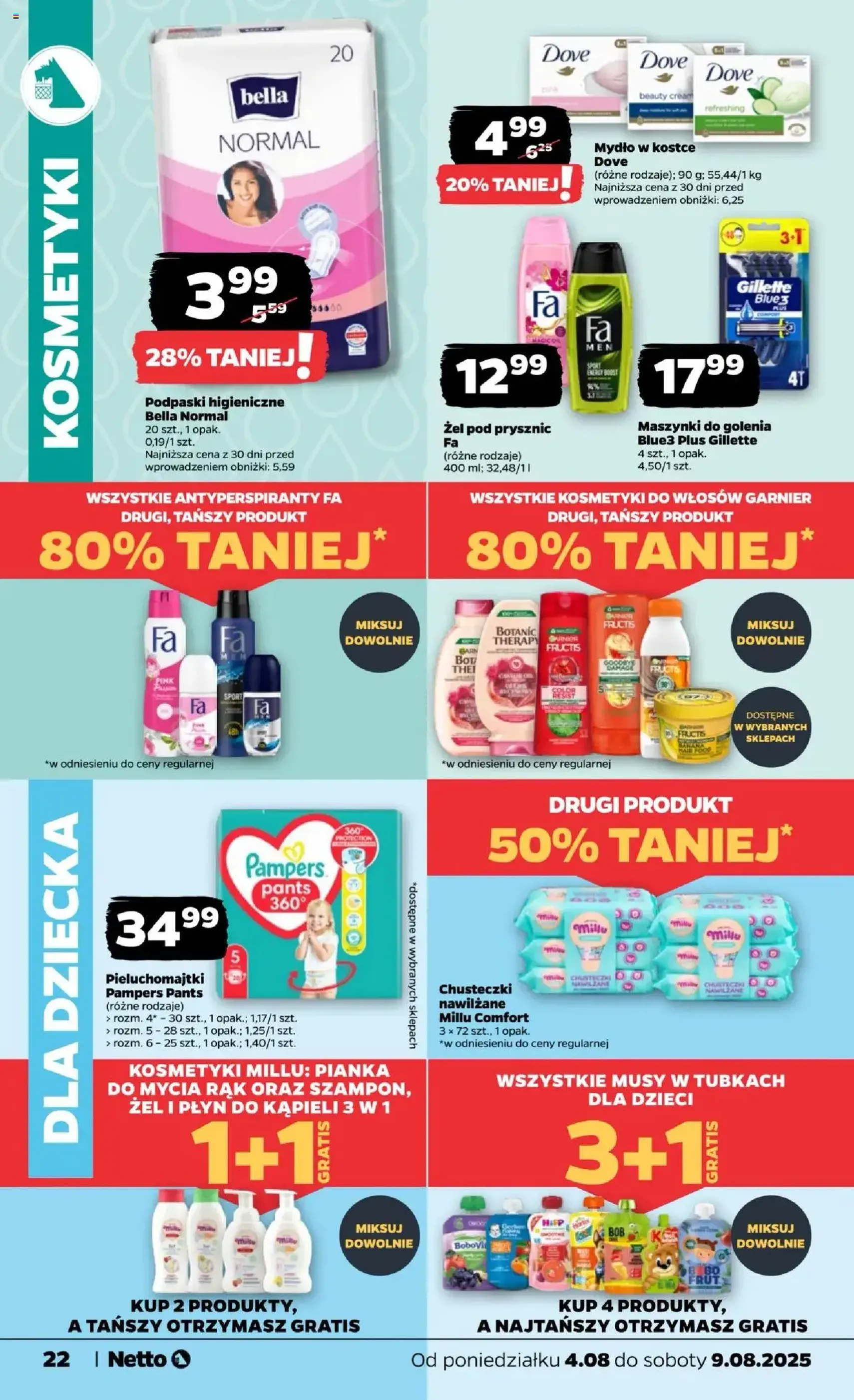 Netto gazetka - Spożywcza - ważny gazetka od 04.08.2025 strona 22 z 28 Netto gazetka - Spożywcza - ważny gazetka od 04.08.2025 strona 22 z 28