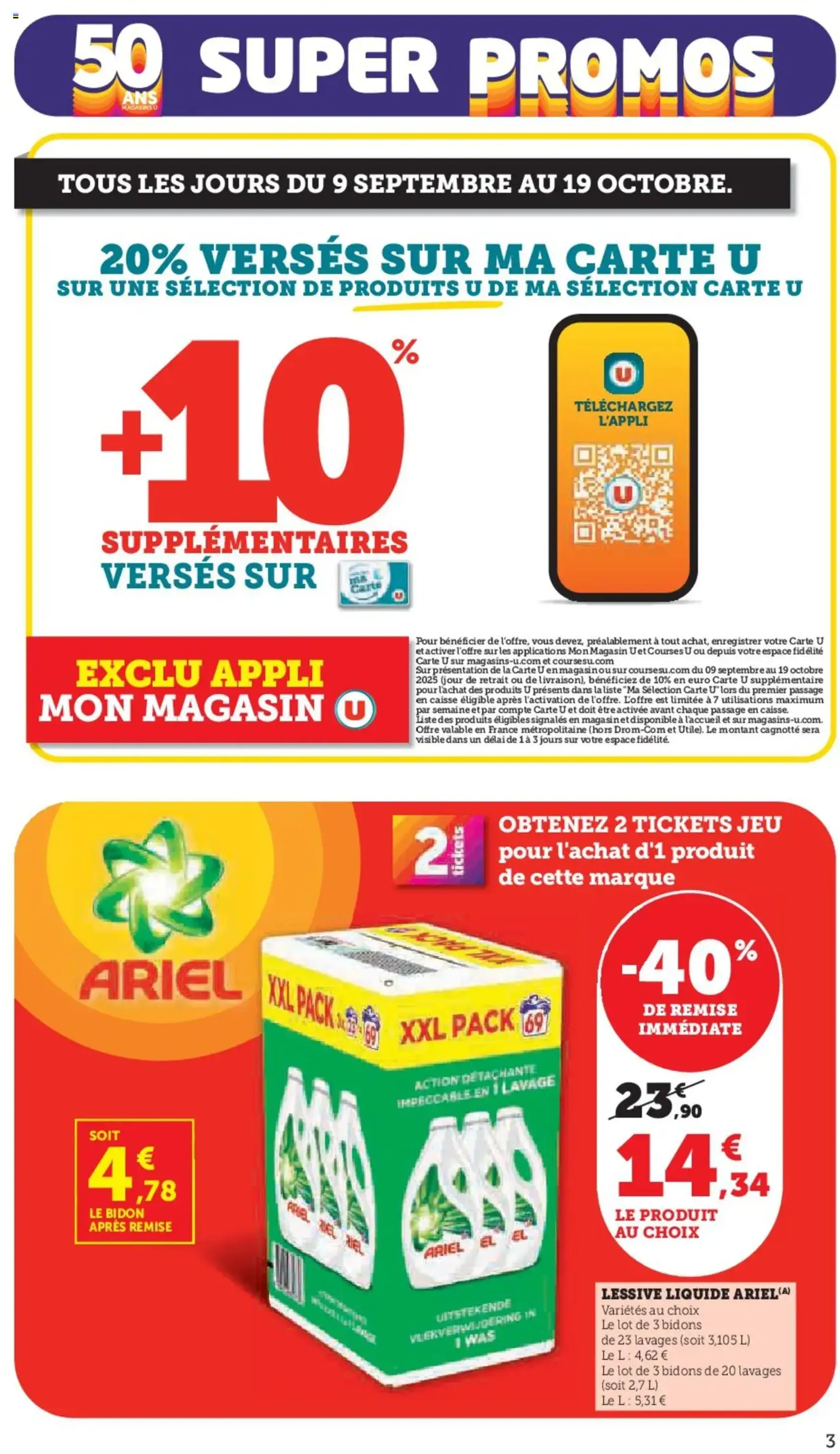 Super U catalogue - brochure valable à partir du 07/10/2025, page 3 sur 40