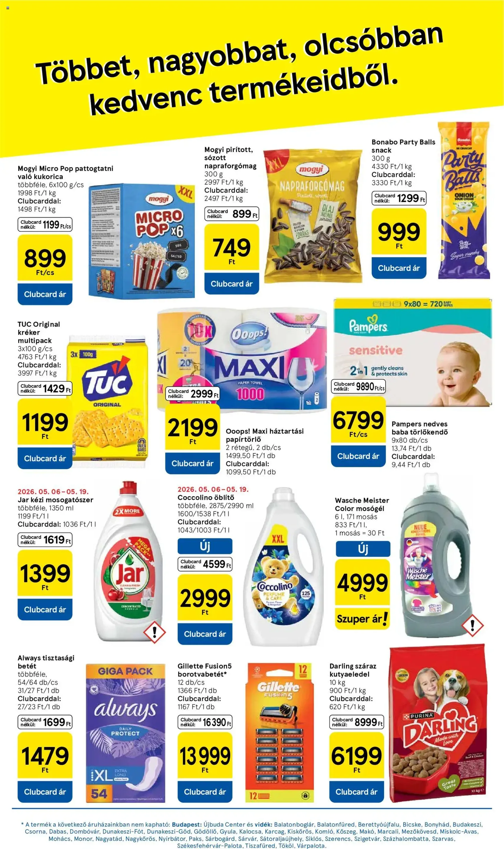 Tesco aktuális akciós újság - 2026.05.14. érvényes szórólap 11 oldal 34 oldalból