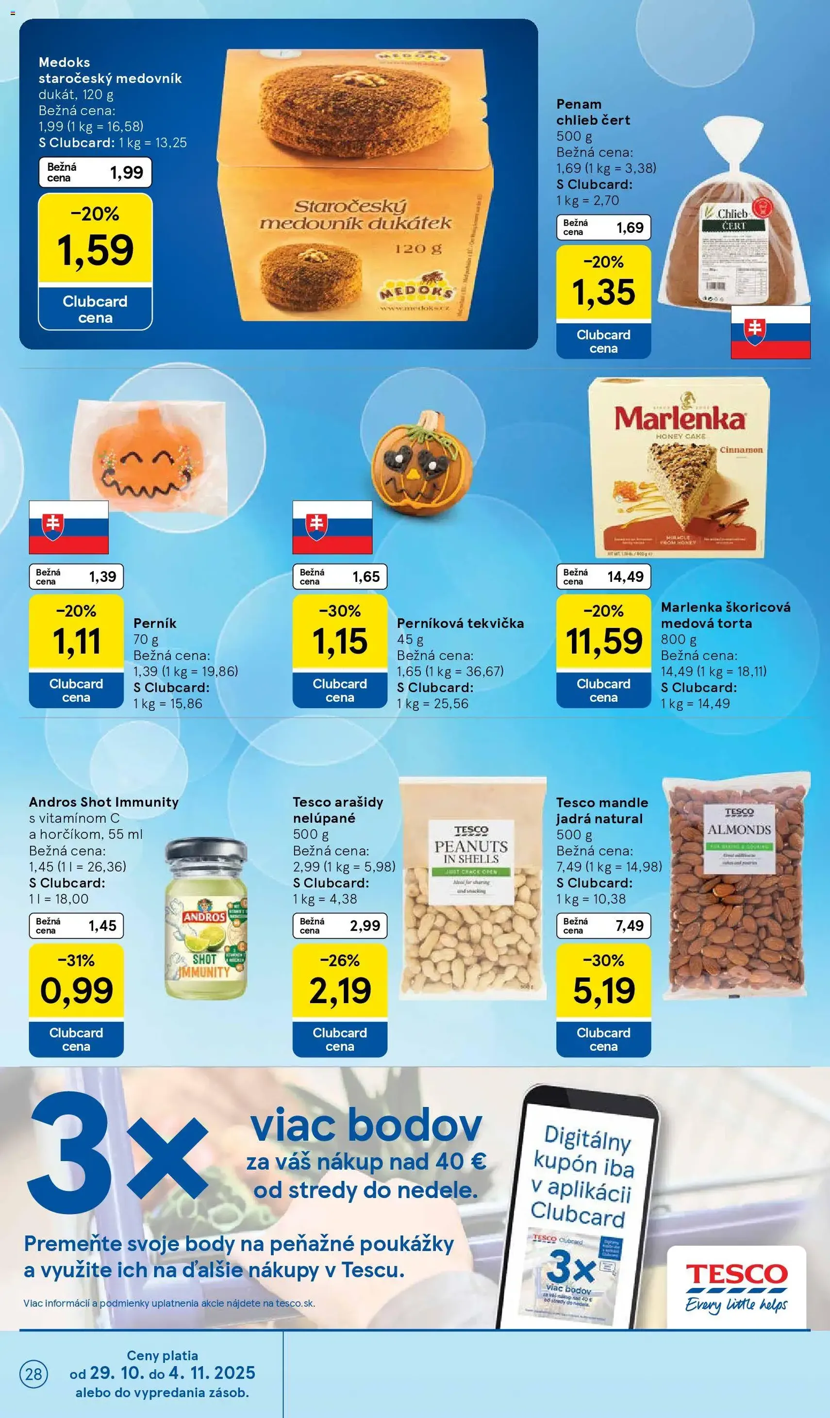 Tesco Hypermarket - leták - platný leták od 29.10.2025 strana 28 z 39 Tesco Hypermarket - leták - platný leták od 29.10.2025 strana 28 z 39