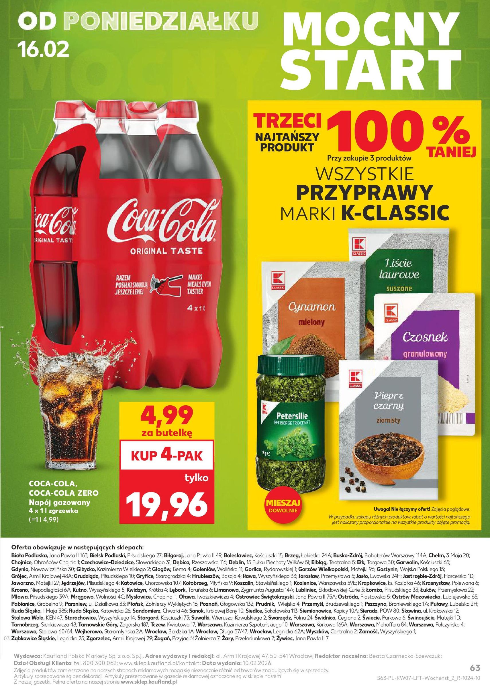 Kaufland gazetka - ważny gazetka od 11.02.2026 strona 63 z 65