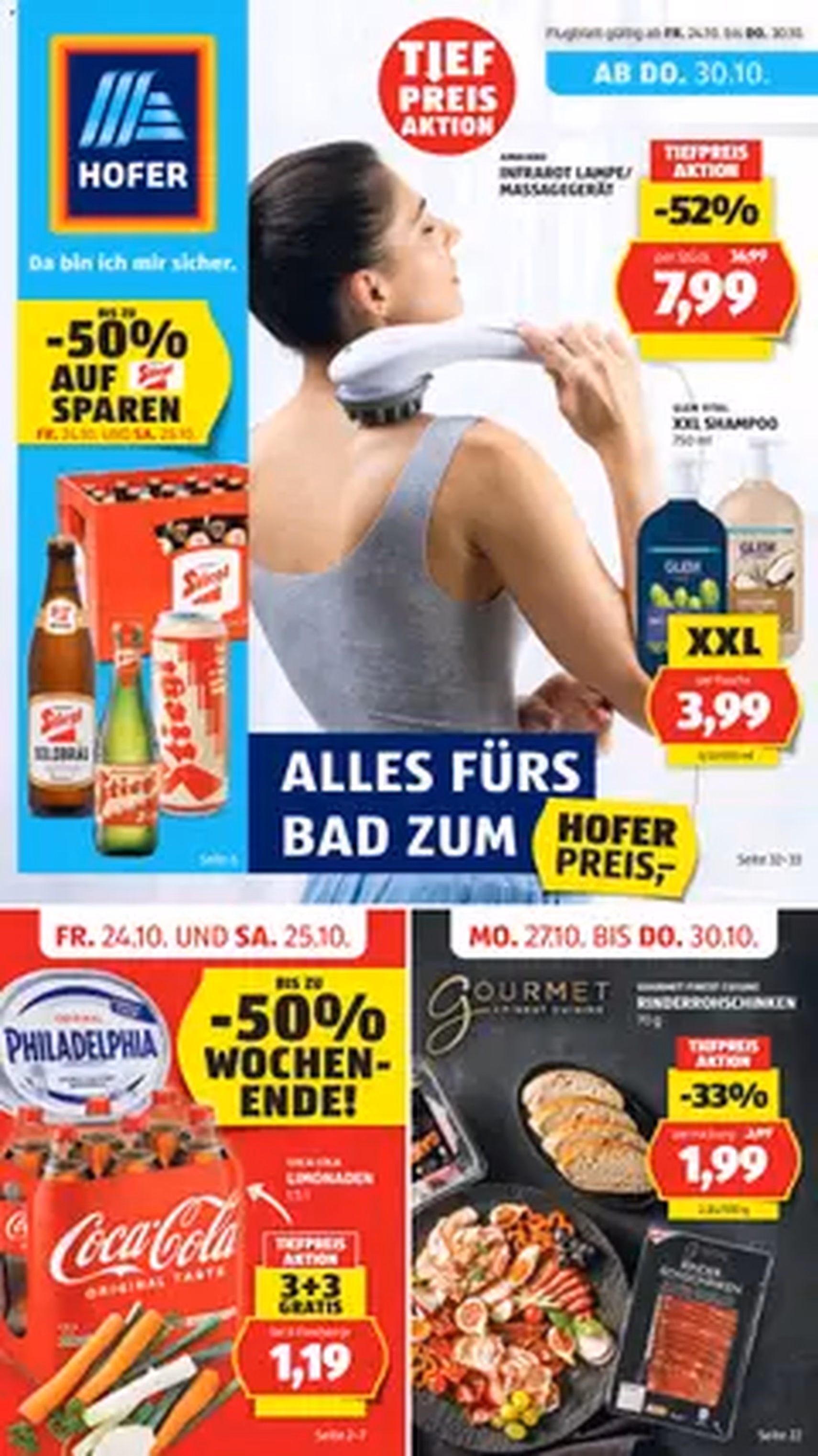 Hofer Flugblatt - Gültiger Prospekt ab 24.10.2025, Seite 1 von insgesamt 1