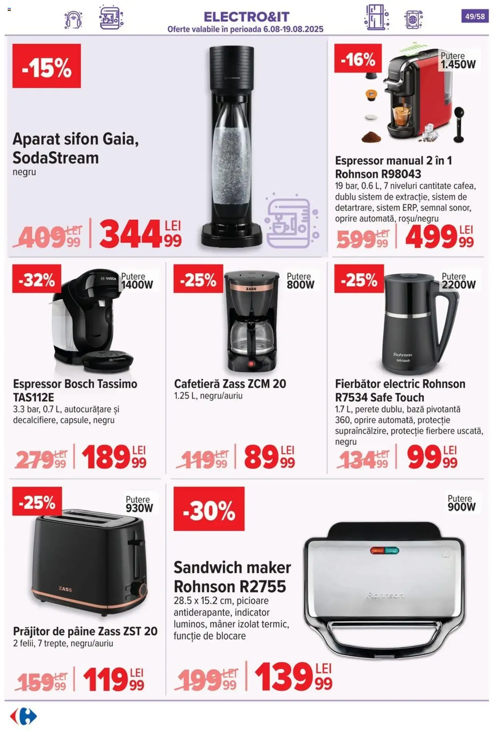 Catalog Carrefour - cataloage valabile începând cu 06.08.2025 pagina 50 din 59 Catalog Carrefour - cataloage valabile începând cu 06.08.2025 pagina 50 din 59
