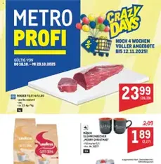 Metro angebote Profi - Prospekt Vorschau gültig ab 16.10.2025