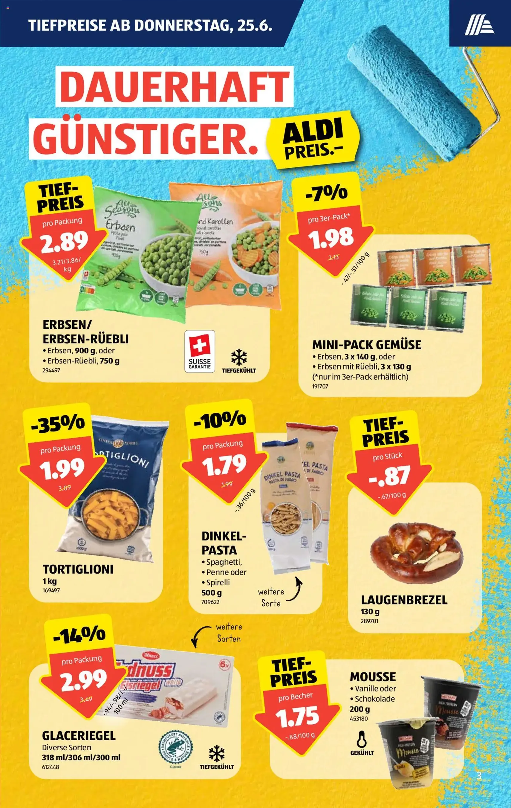 Aldi aktionen - Gültiger Prospekt ab 25.06.2026, Seite 3 von insgesamt 36