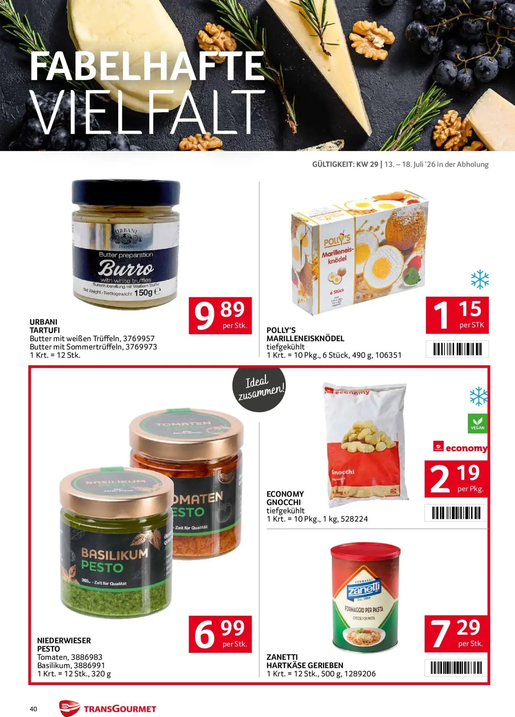 Transgourmet Flugblatt - Gültiger Prospekt ab 13.07.2026, Seite 40 von insgesamt 44
