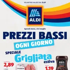 Aldi volantino - anteprima volantino valido dal 13/07/2026