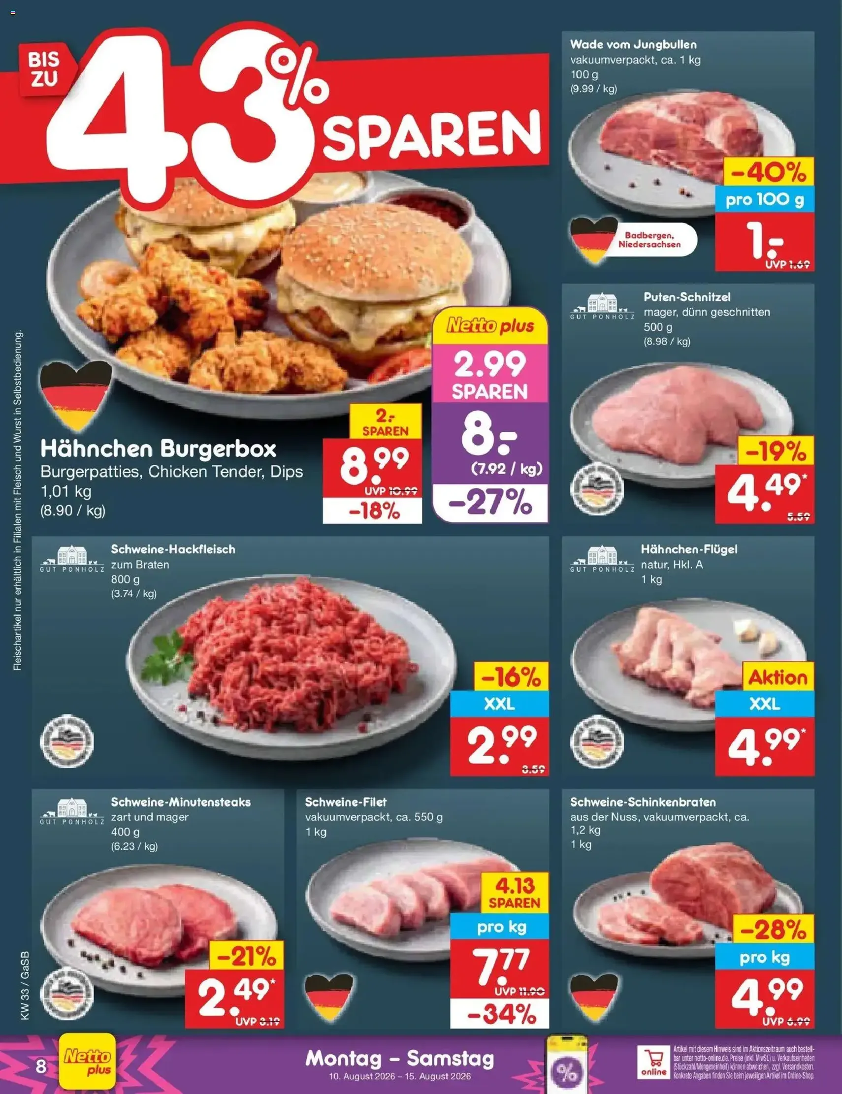 Netto Marken-Discount Prospekt - Gültiger Prospekt ab 10.08.2026, Seite 8 von insgesamt 63