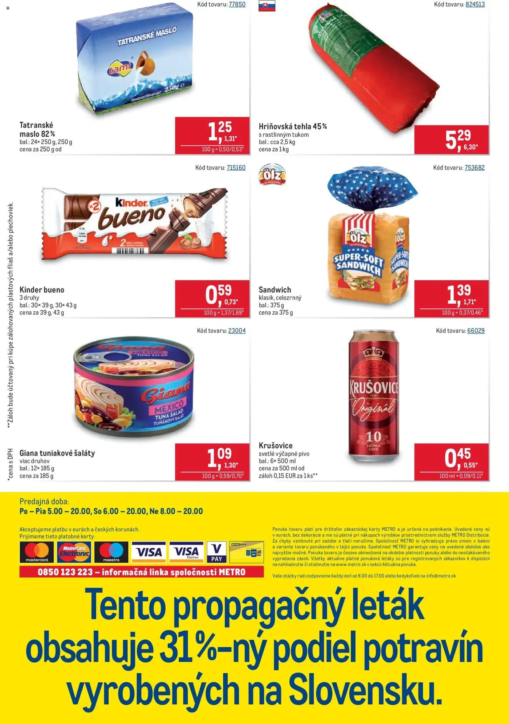 Metro leták - platný leták od 15.07.2026 strana 40 z 40