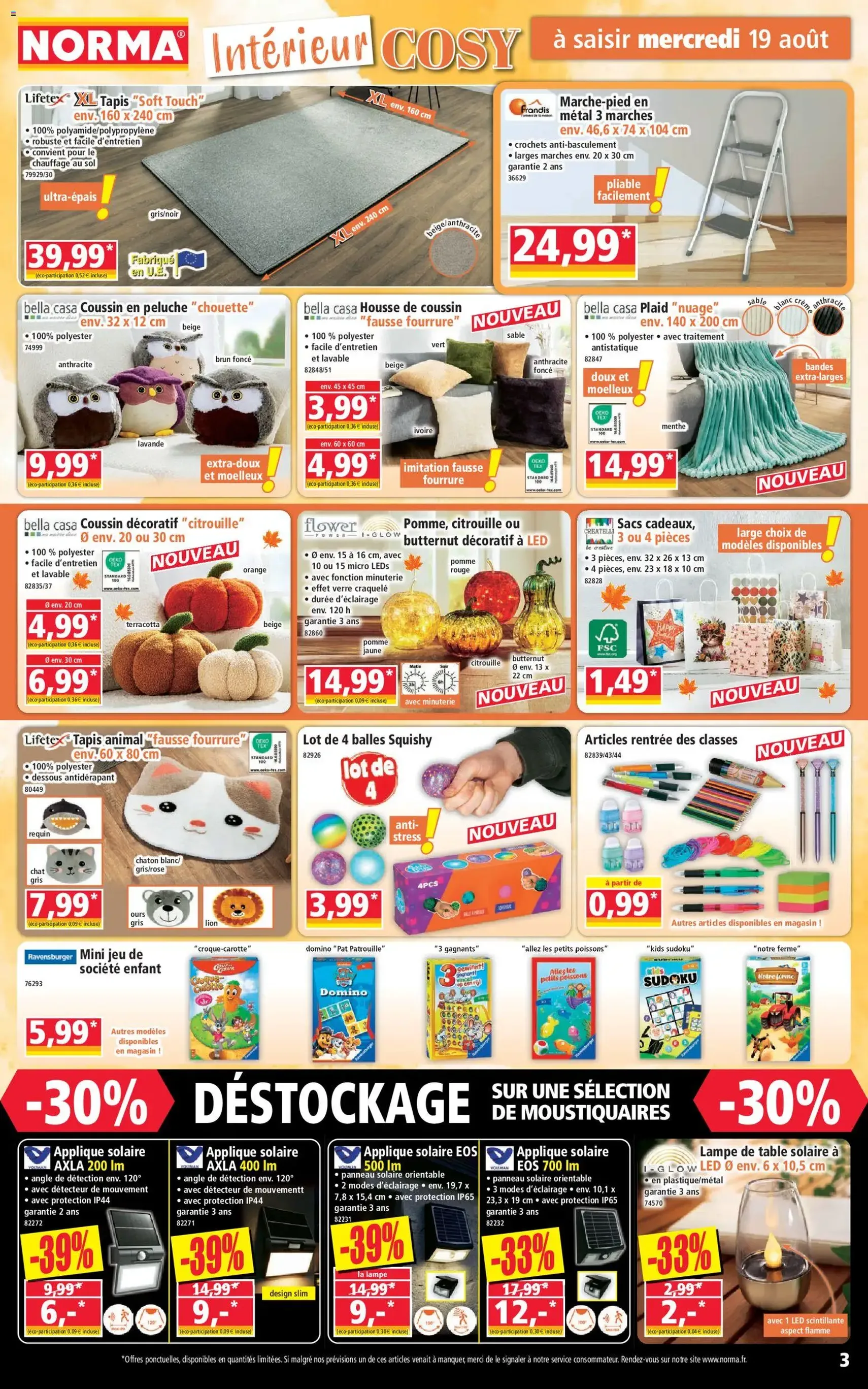 Norma catalogue - brochure valable à partir du 19/08/2026, page 3 sur 12