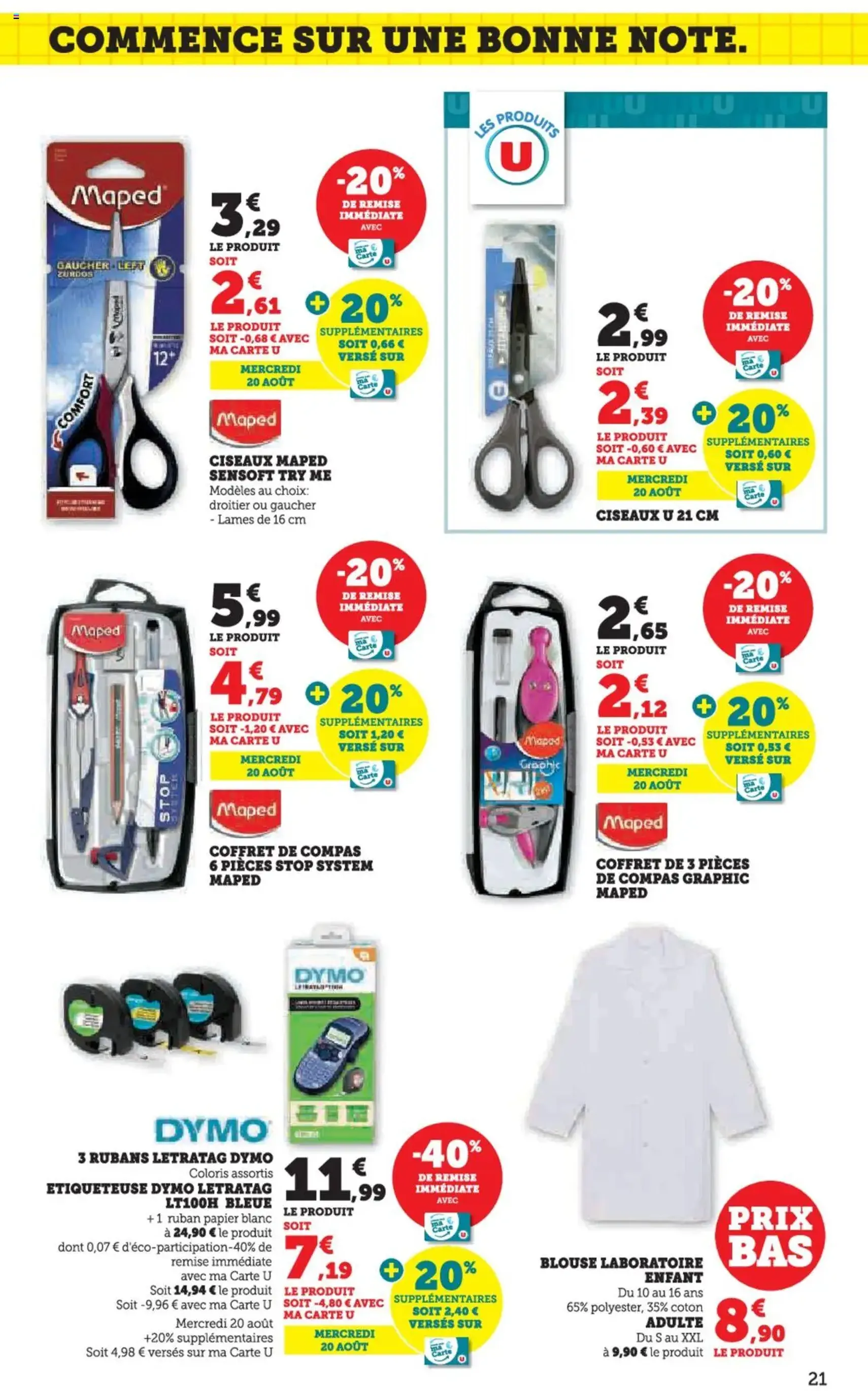 Hyper U catalogue - brochure valable à partir du 12/08/2025, page 21 sur 96 Hyper U catalogue - brochure valable à partir du 12/08/2025, page 21 sur 96