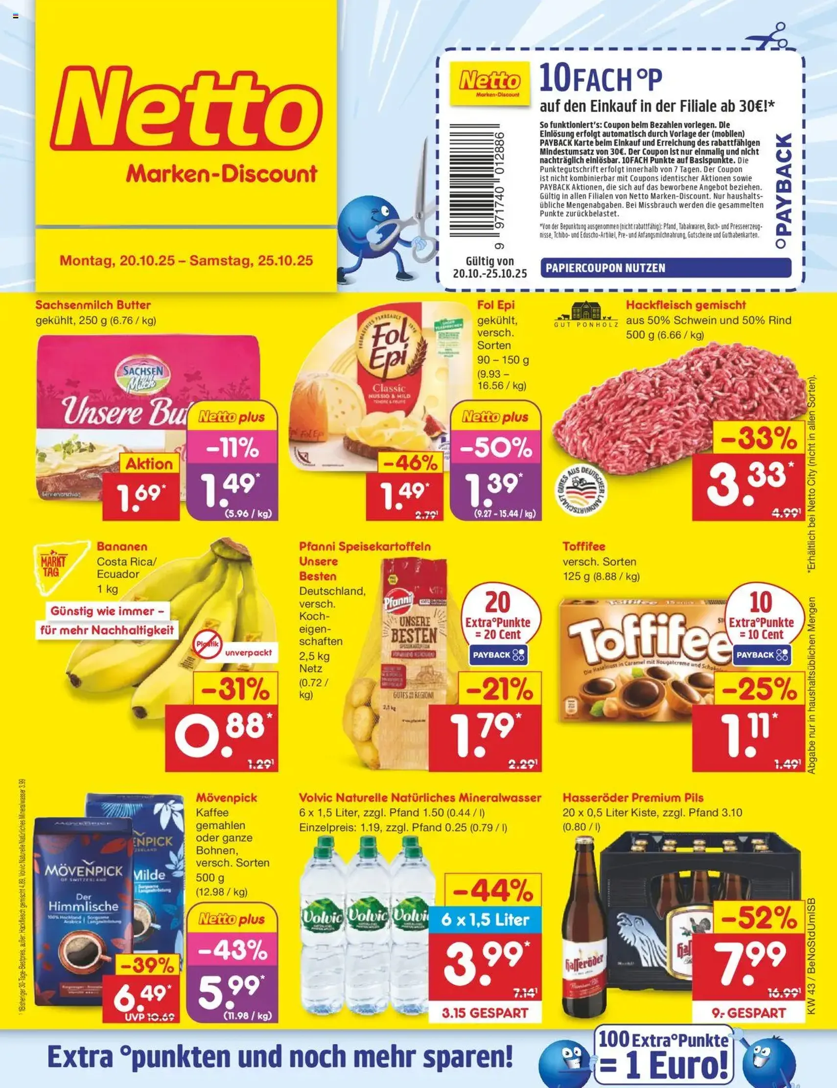 Netto Marken-Discount Prospekt - Gültiger Prospekt ab 20.10.2025, Seite 1 von insgesamt 69 Netto Marken-Discount Prospekt - Gültiger Prospekt ab 20.10.2025, Seite 1 von insgesamt 69