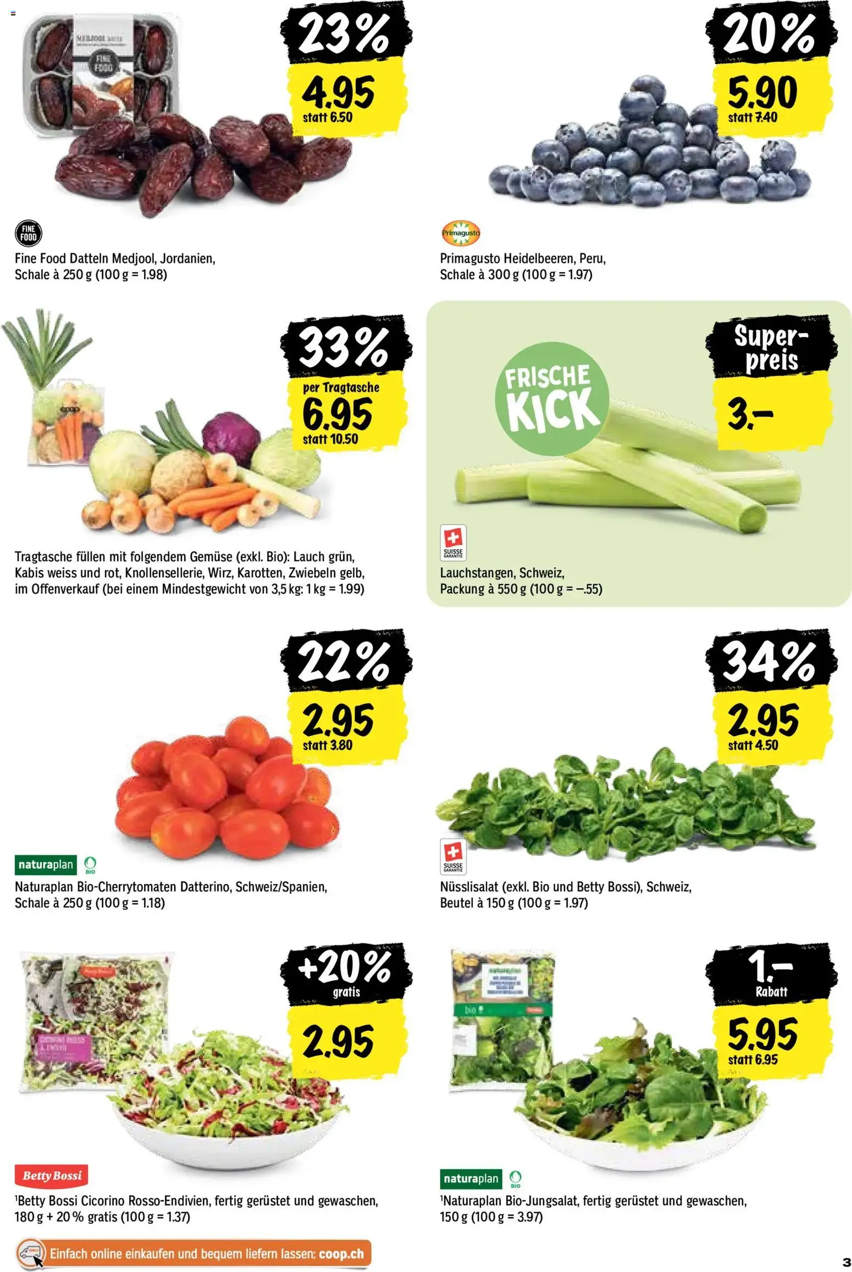 Coop aktionen - Gültiger Prospekt ab 15.10.2026, Seite 3 von insgesamt 24