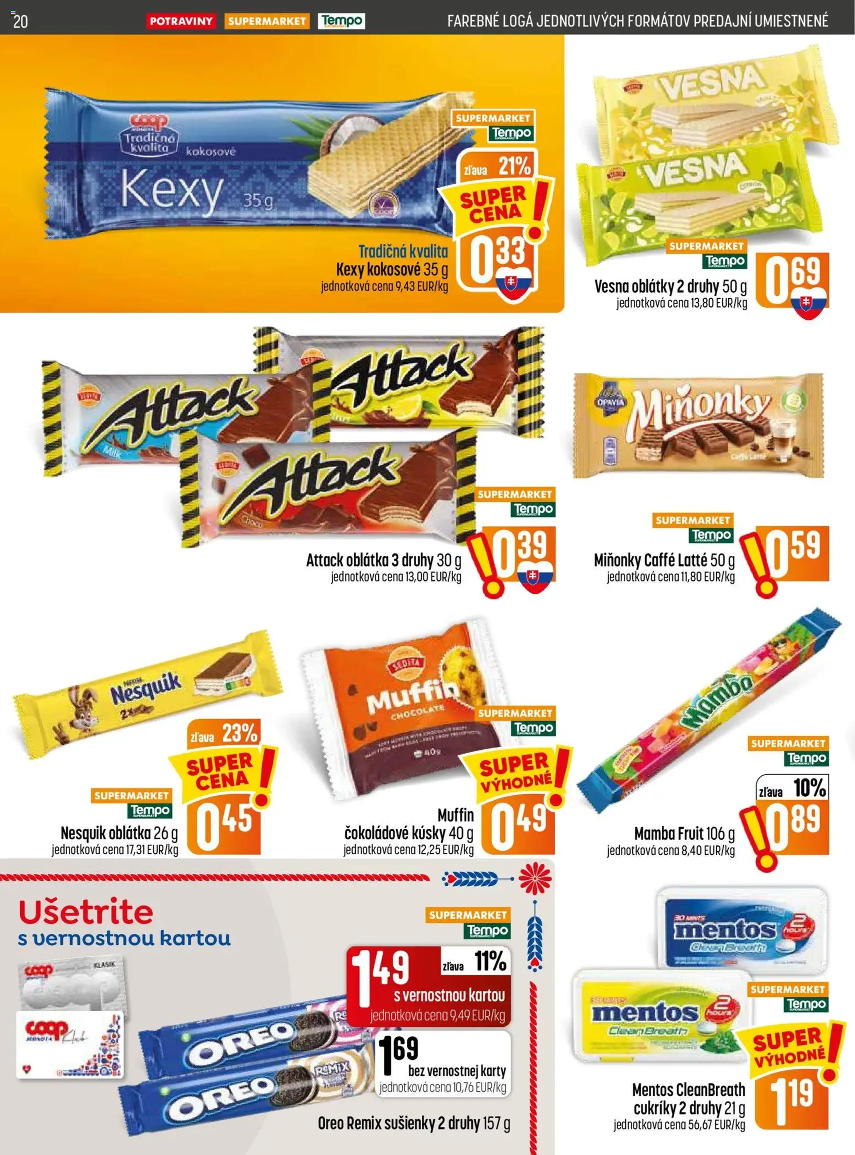 COOP Jednota leták - platný leták od 30.07.2026 strana 20 z 28