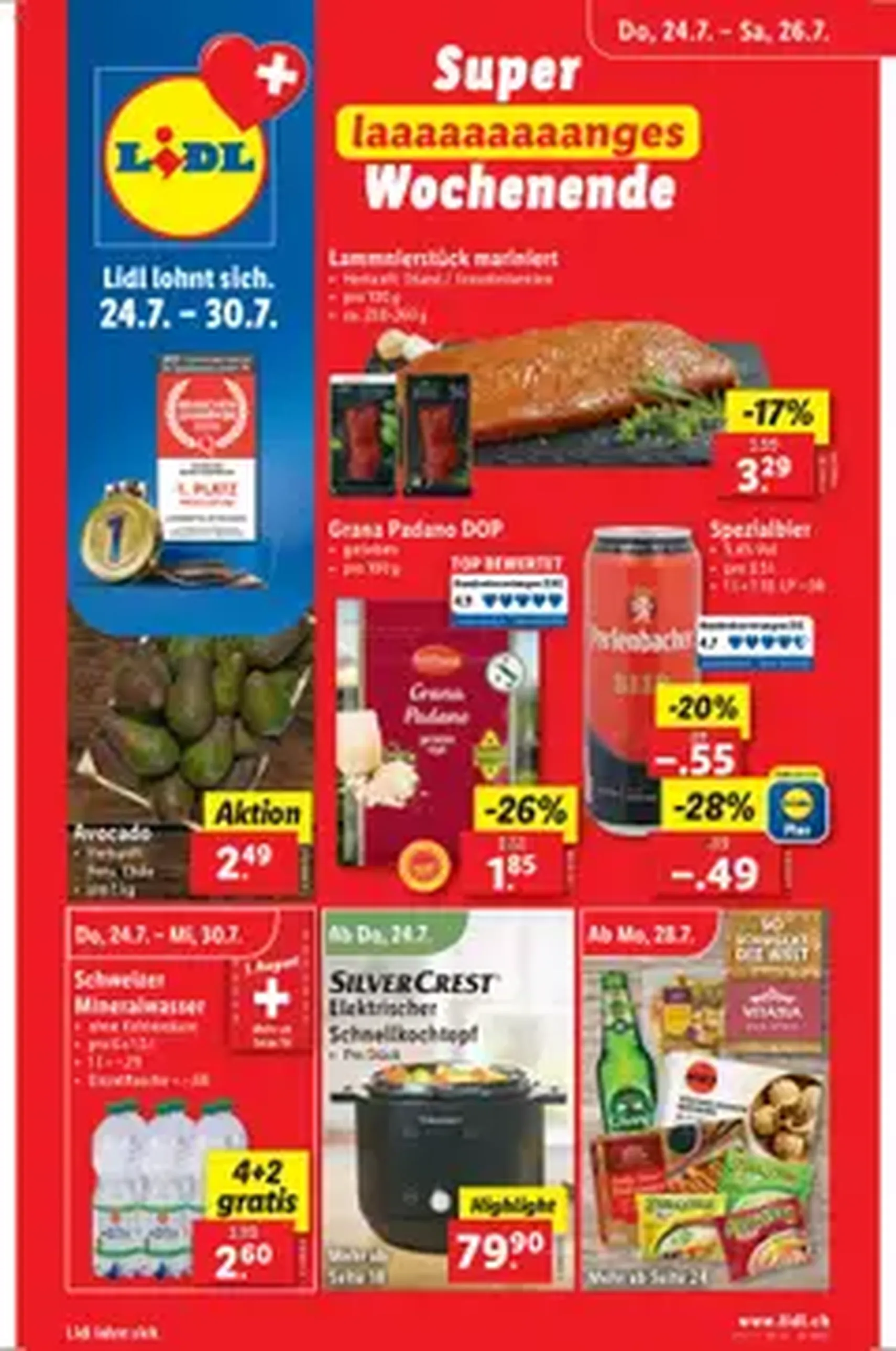 Lidl Aktionen - Gültiger Prospekt ab 24.07.2025, Seite 1 von insgesamt 1