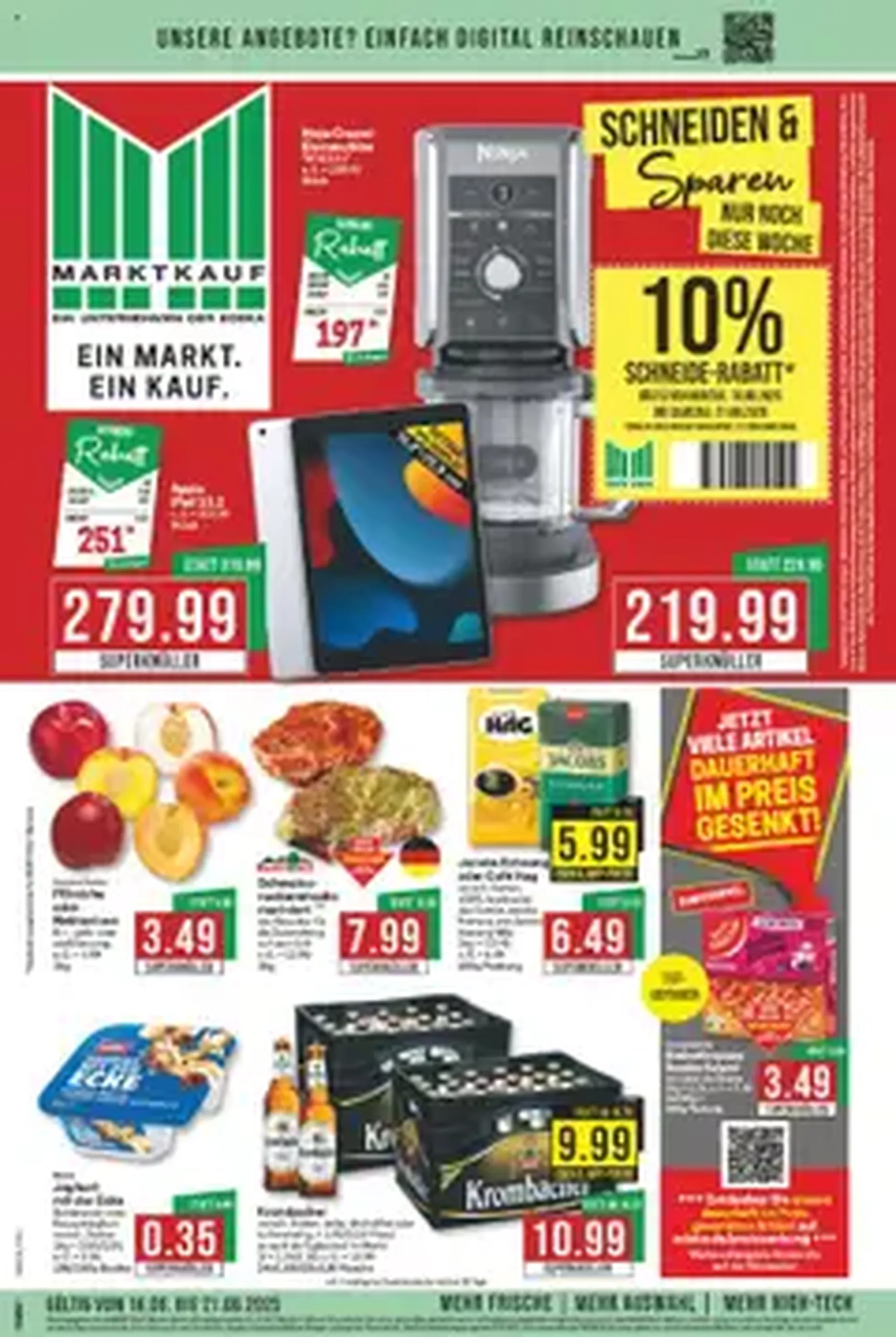 Marktkauf Prospekt - Gültiger Prospekt ab 16.06.2025, Seite 1 von insgesamt 1
