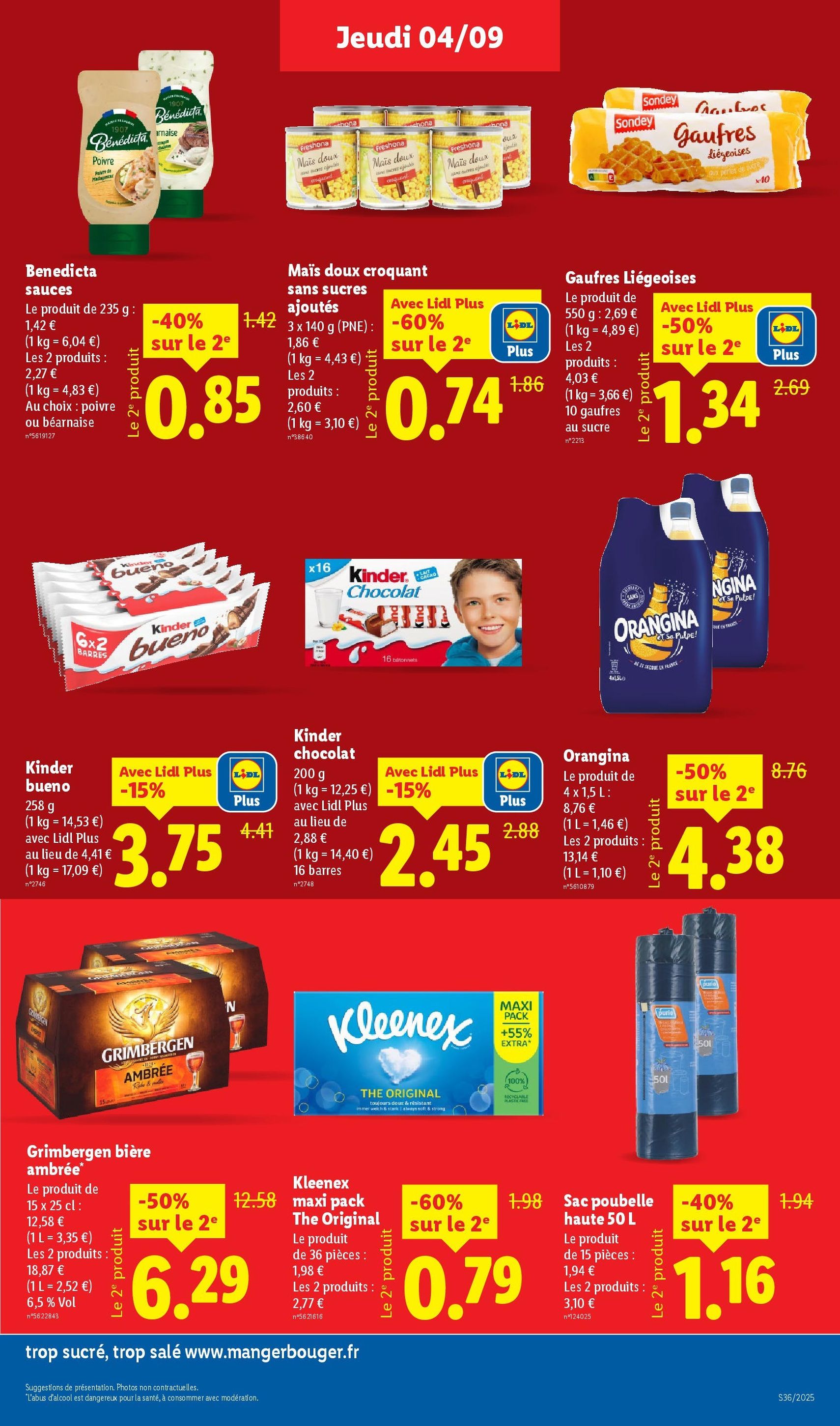 LIDL catalogue semaine 36 - brochure valable à partir du 04/09/2025, page 13 sur 73 LIDL catalogue semaine 36 - brochure valable à partir du 04/09/2025, page 13 sur 73