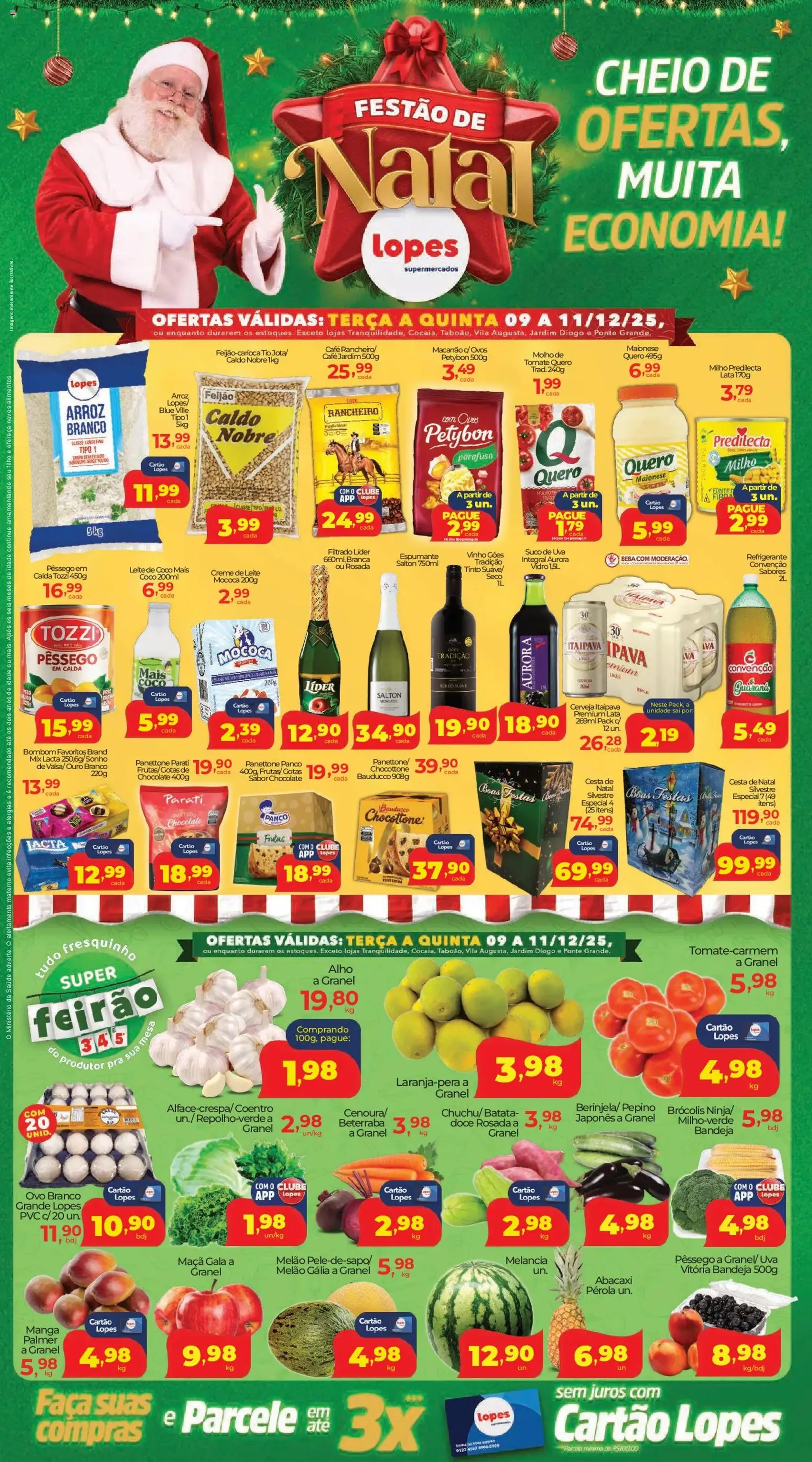 Lopes Supermercados - Ofertas da semana - folheto válido a partir de 09/12/2025 página 1 de 2