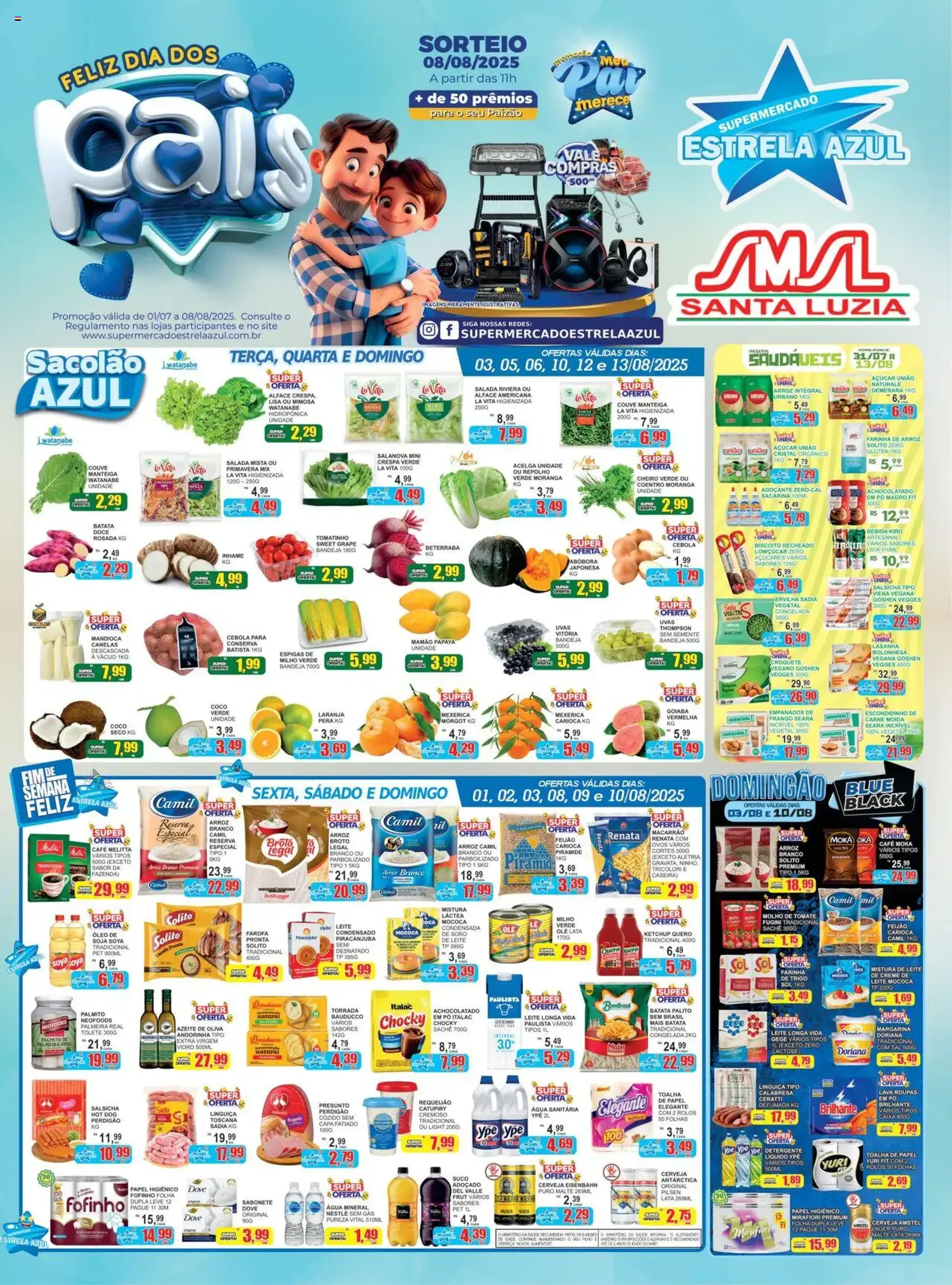 Estrela Azul - Ofertas da semana - folheto válido a partir de 31/07/2025 página 1 de 4