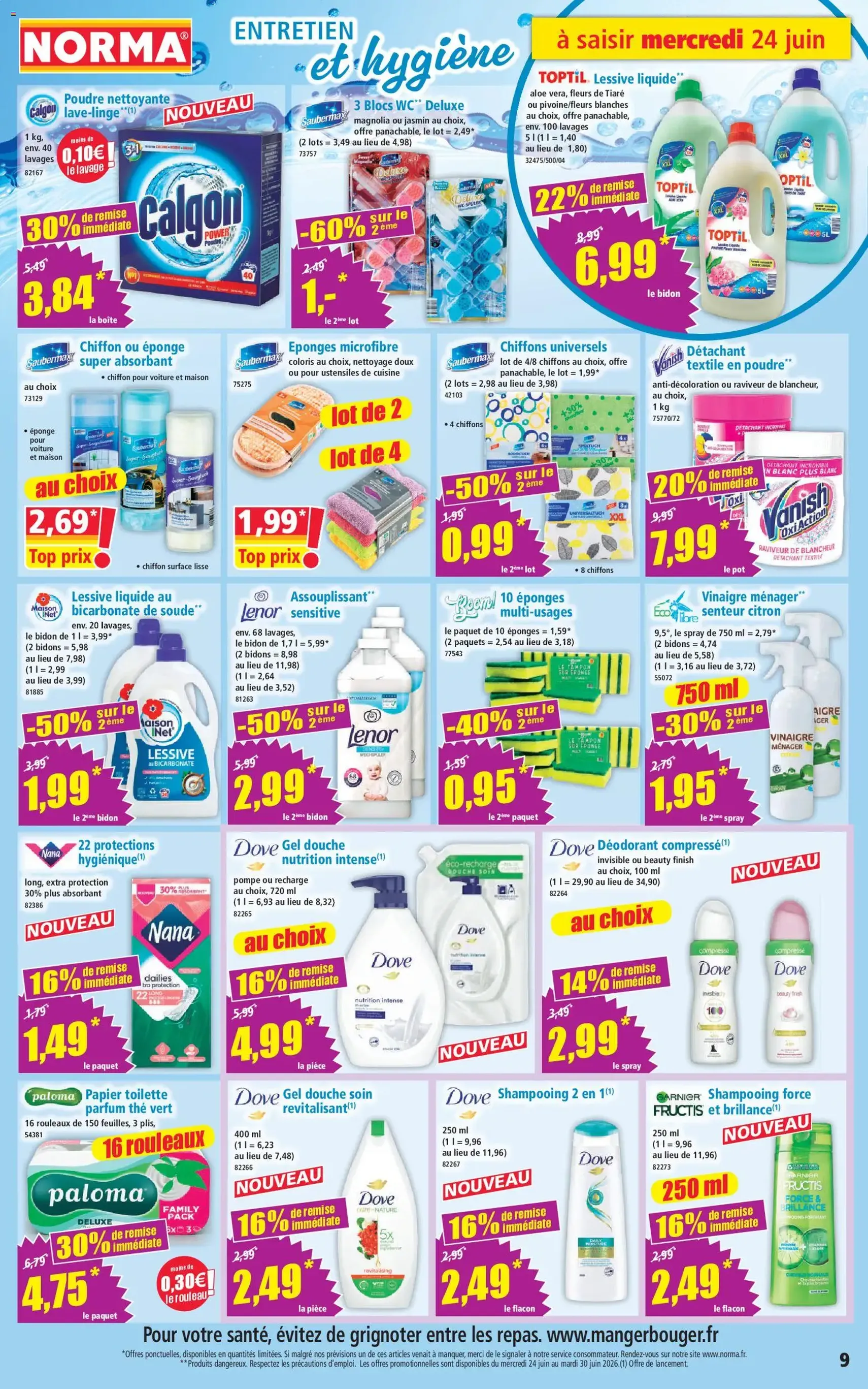 Norma catalogue - brochure valable à partir du 24/06/2026, page 9 sur 12