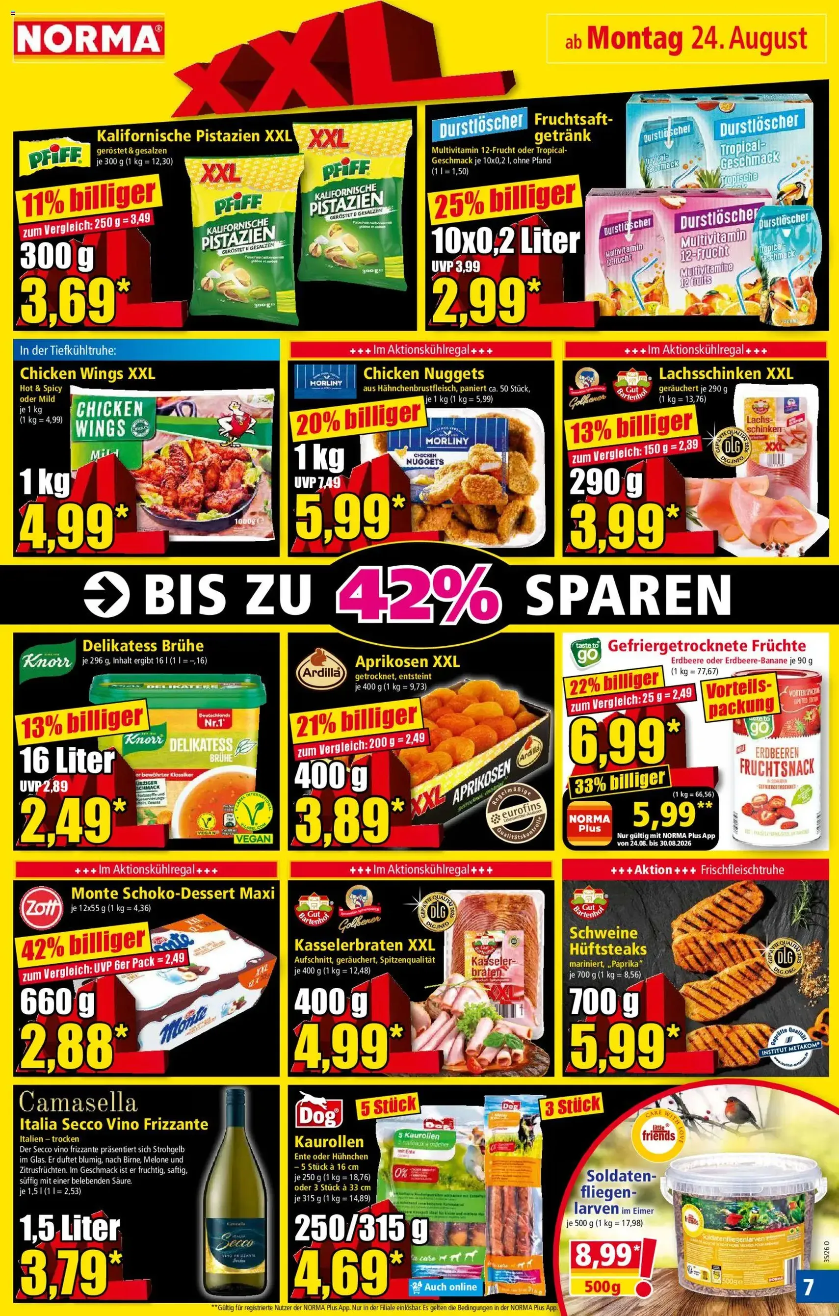 Norma Prospekt - Gültiger Prospekt ab 24.08.2026, Seite 7 von insgesamt 28