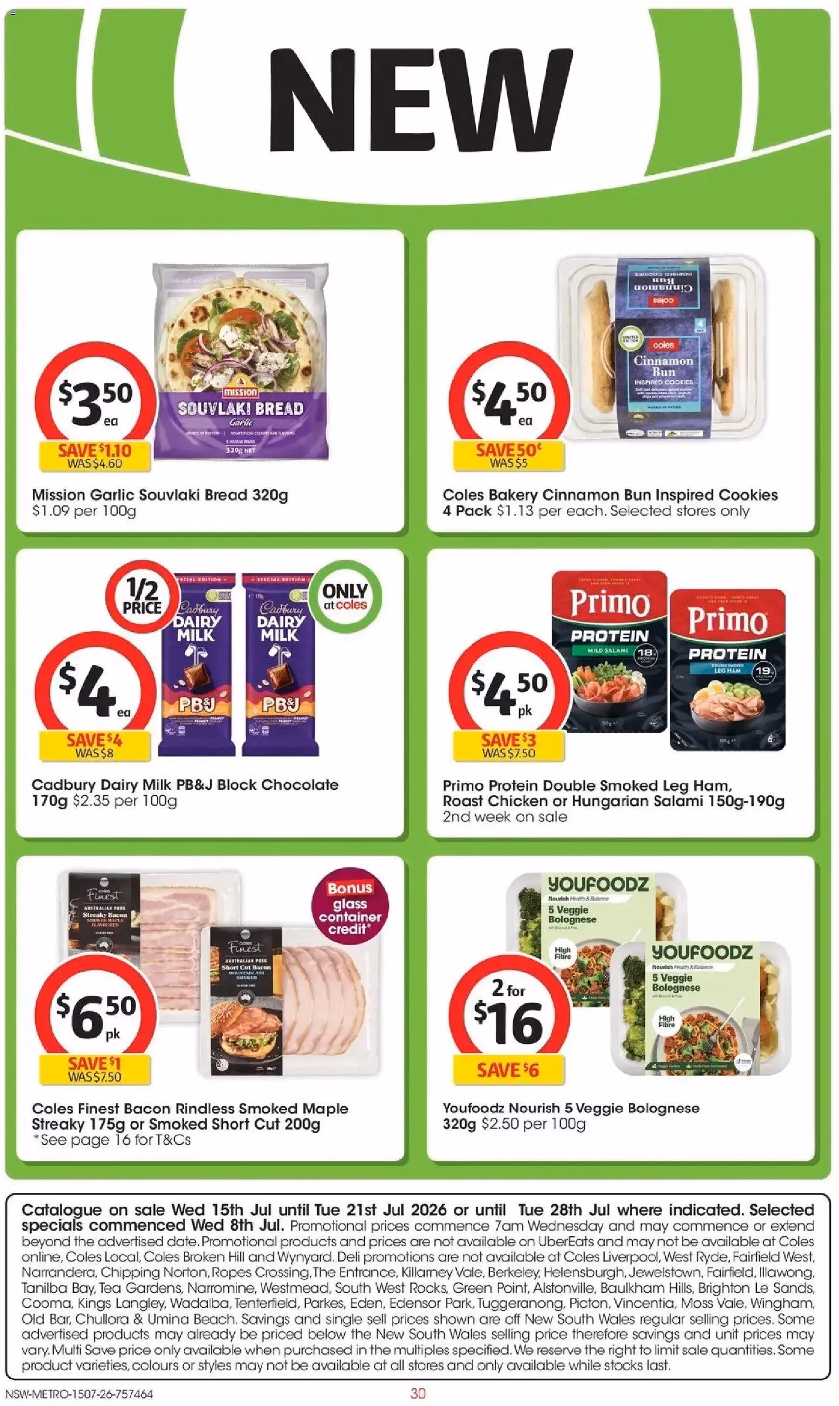 Coles catalogue - valid flyer from 15/07/2026, page 30 of 51
