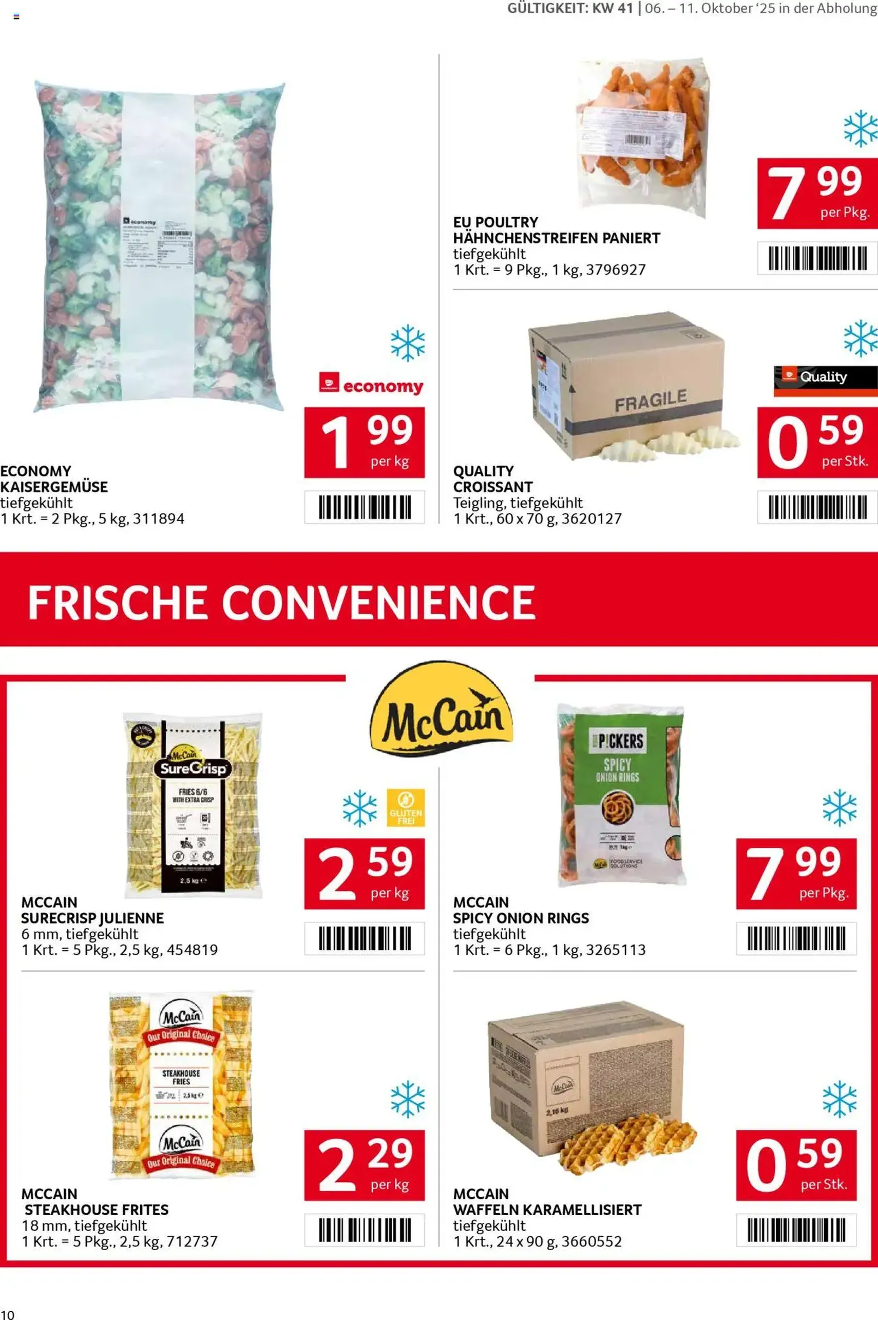 Transgourmet Flugblatt - Gültiger Prospekt ab 05.10.2025, Seite 9 von insgesamt 26