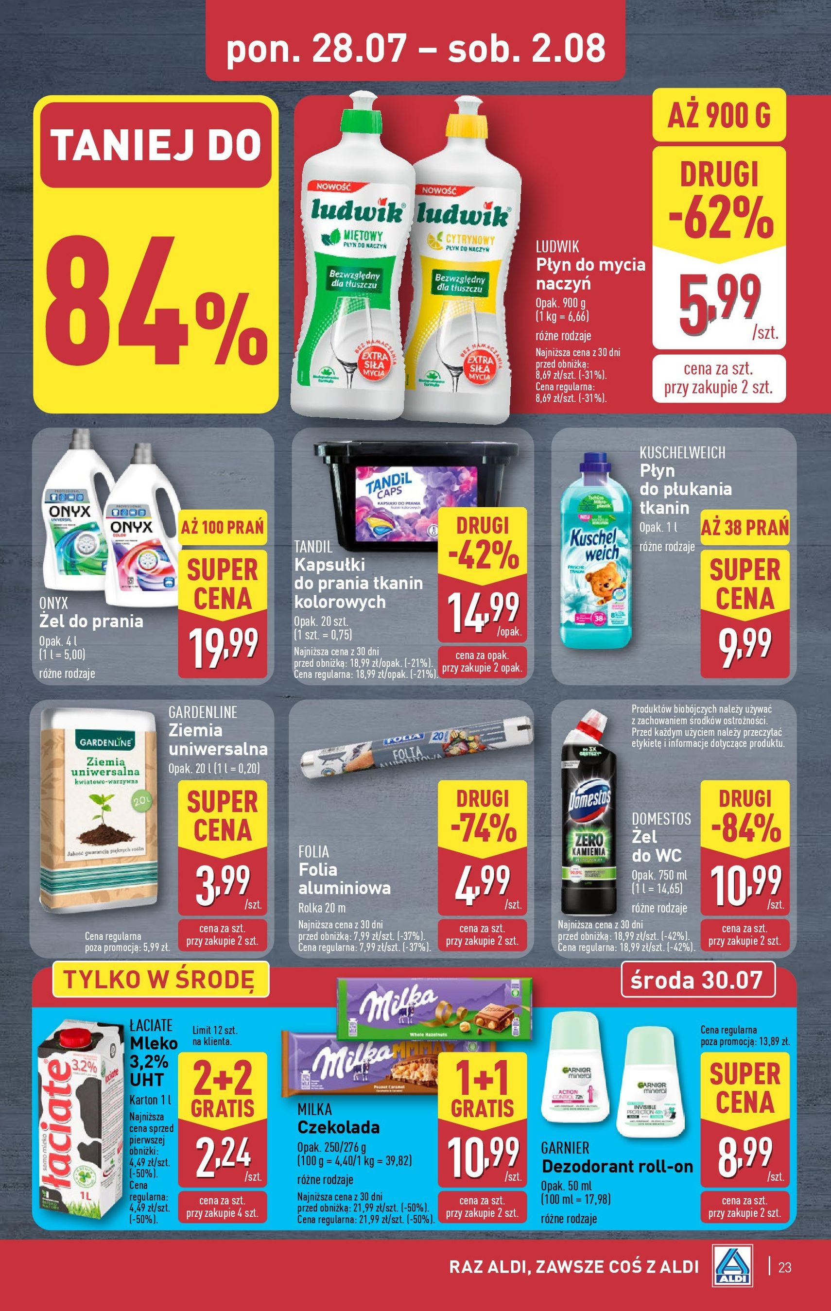 Aldi Gazetka - ważny gazetka od 28.07.2025 strona 23 z 42 Aldi Gazetka - ważny gazetka od 28.07.2025 strona 23 z 42
