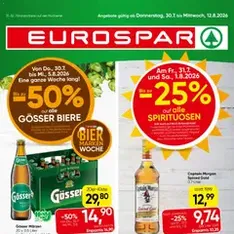 Eurospar Flugblatt - Prospekt Vorschau gültig ab 30.07.2026