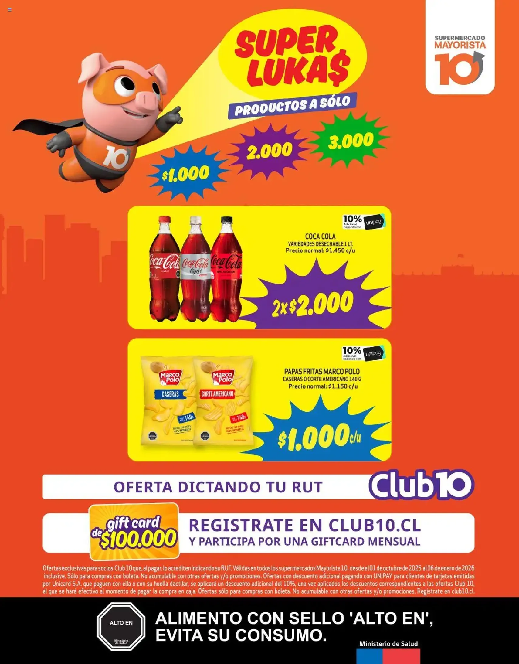Mayorista 10 Ofertas - folleto válido desde 29.09.2025 página 1 de 21 Mayorista 10 Ofertas - folleto válido desde 29.09.2025 página 1 de 21