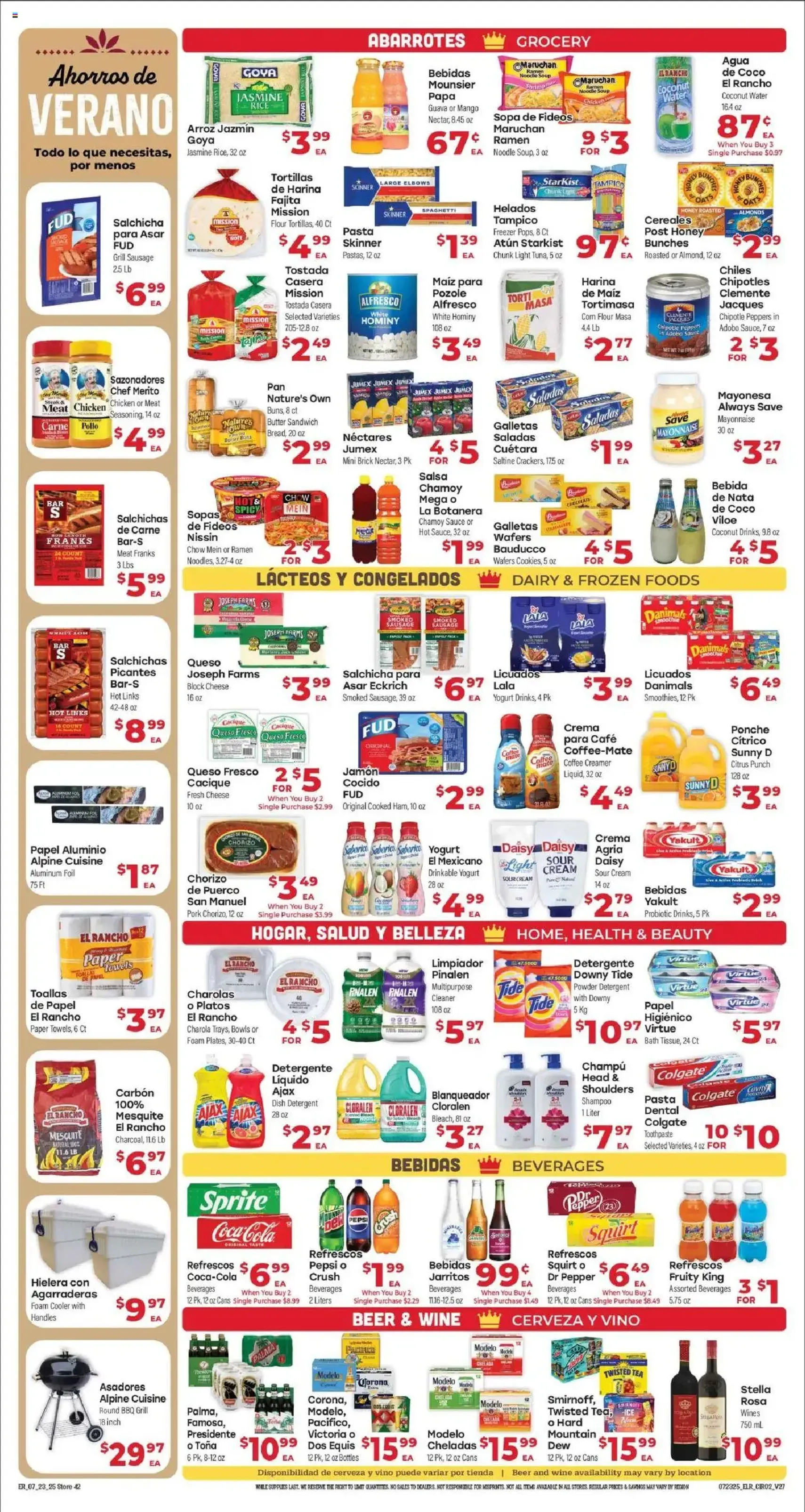 El Rancho Weekly Ad - valid flyer from 07/23/2025, page 2 of 4