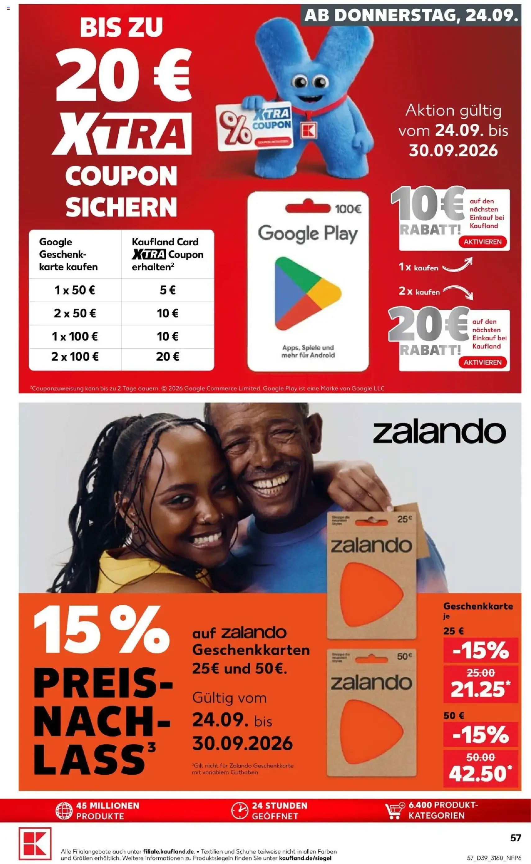 Kaufland Prospekt - Gültiger Prospekt ab 24.09.2026, Seite 57 von insgesamt 72