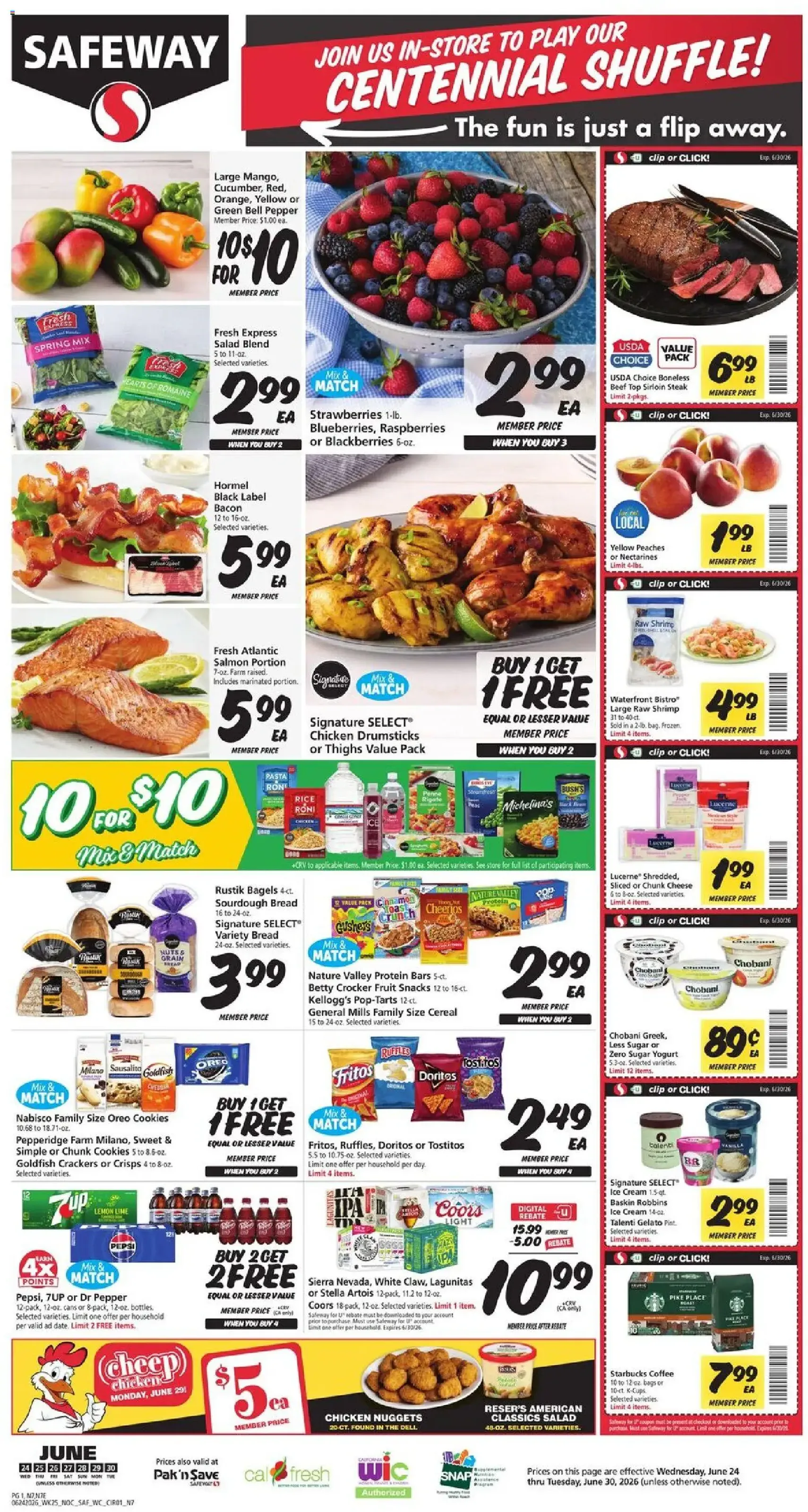 Safeway Weekly Ad - valid flyer from 06/24/2026, page 3 of 12