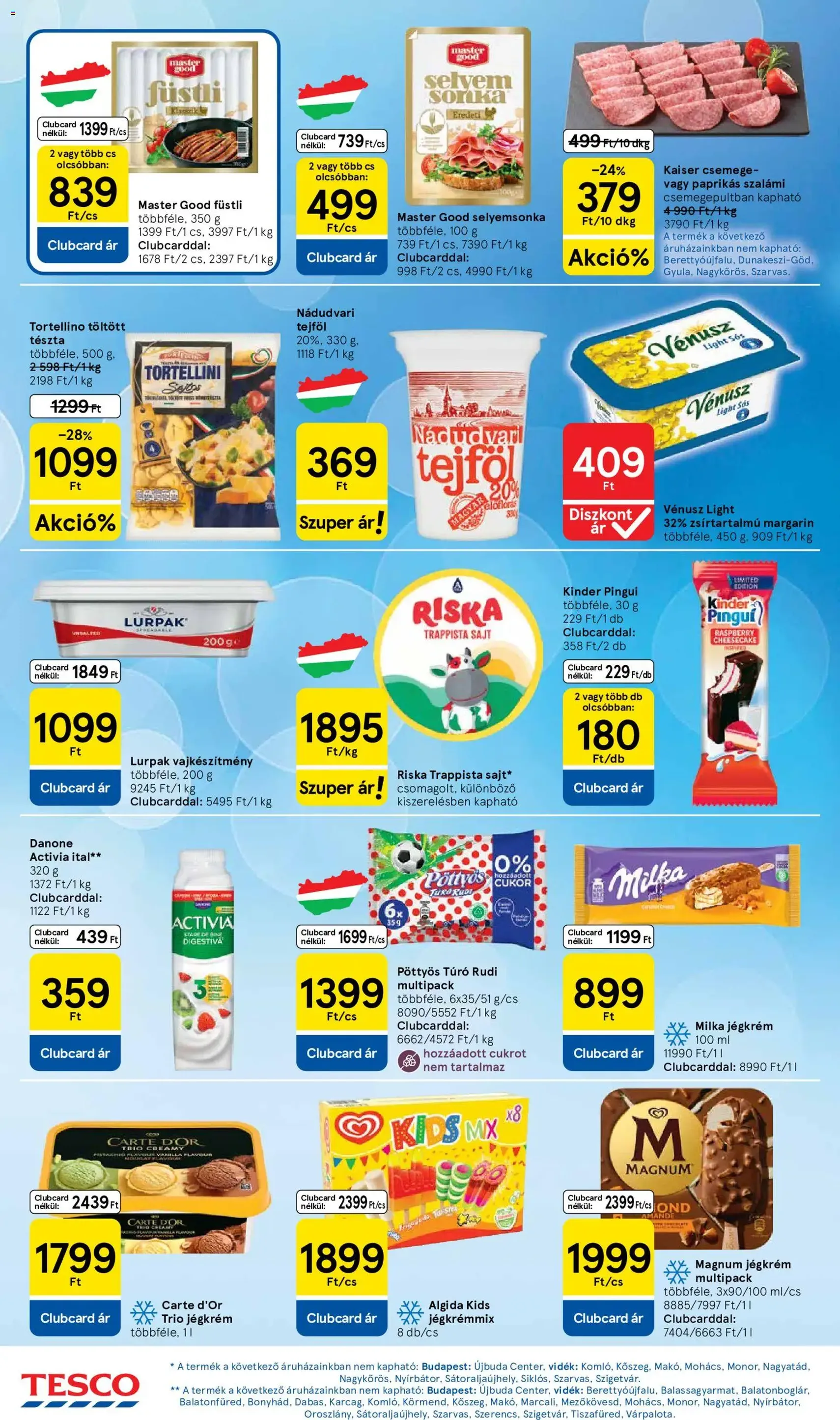 Tesco aktuális akciós újság - 2026.07.16. érvényes szórólap 4 oldal 30 oldalból