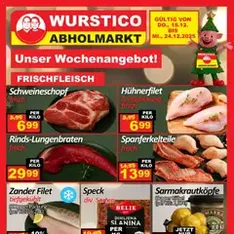 Wurstico Abholmarkt Flugblatt - Prospekt Vorschau gültig ab 18.12.2025