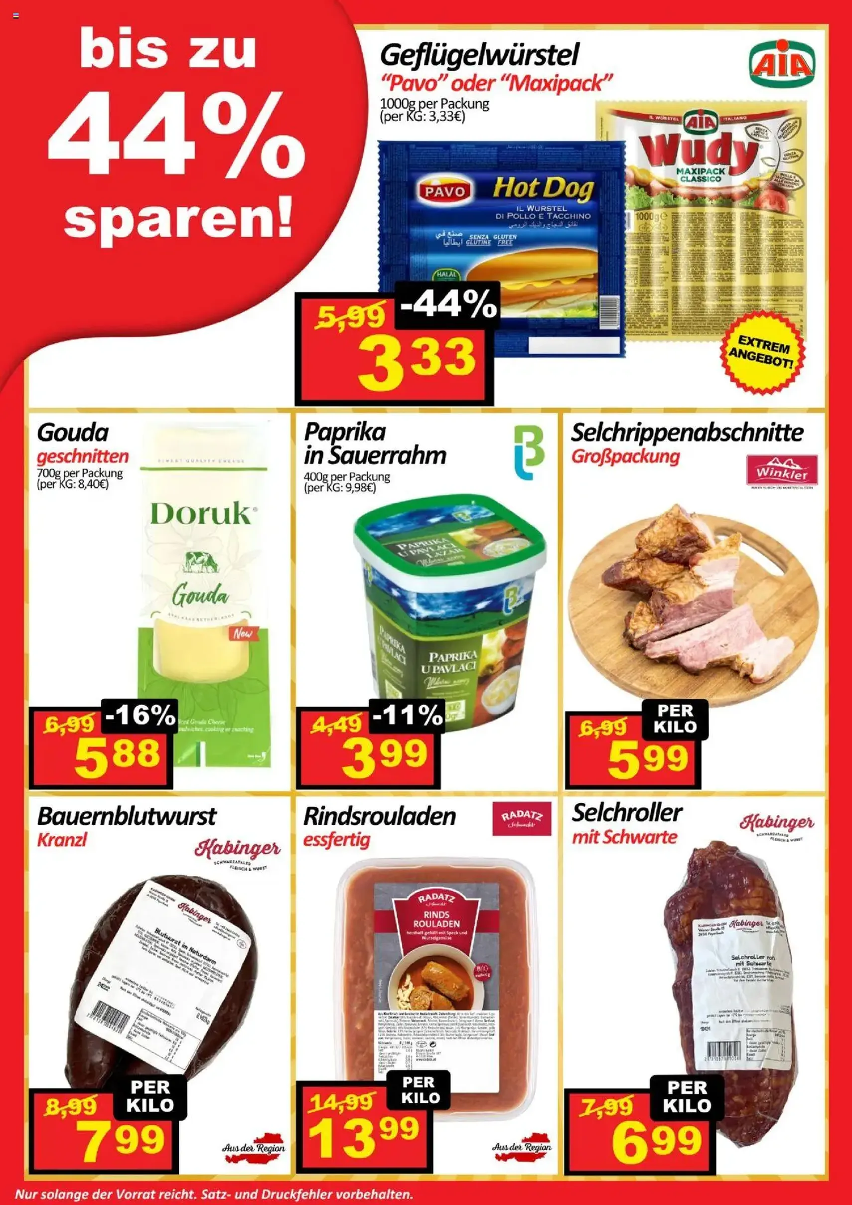 Wurstico Abholmarkt Flugblatt - Gültiger Prospekt ab 09.10.2025, Seite 2 von insgesamt 6