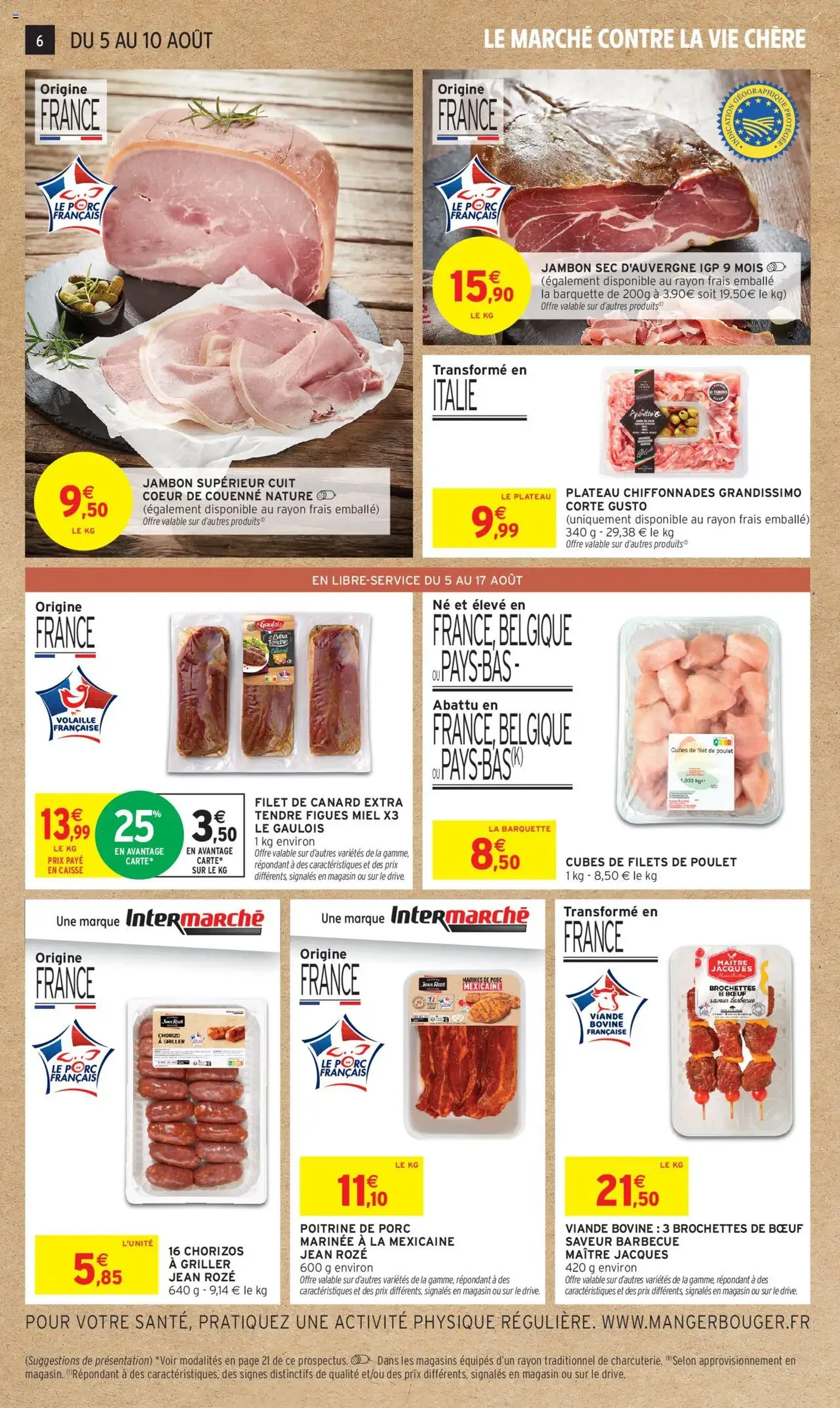 Intermarché catalogue semaine 31 - brochure valable à partir du 05/08/2025, page 6 sur 32 Intermarché catalogue semaine 31 - brochure valable à partir du 05/08/2025, page 6 sur 32