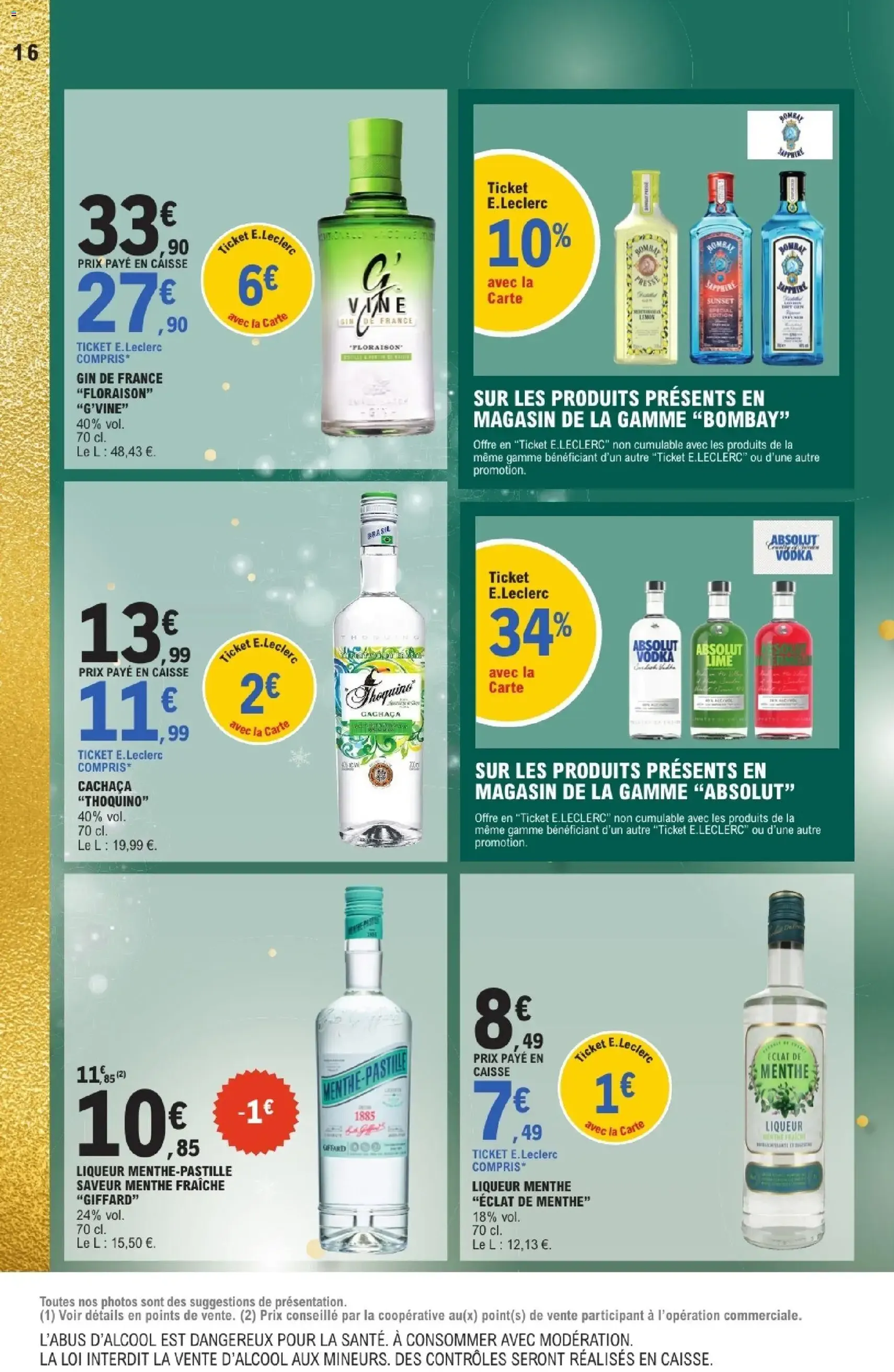 E.Leclerc catalogue semaine 51 - brochure valable à partir du 16/12/2025, page 16 sur 64