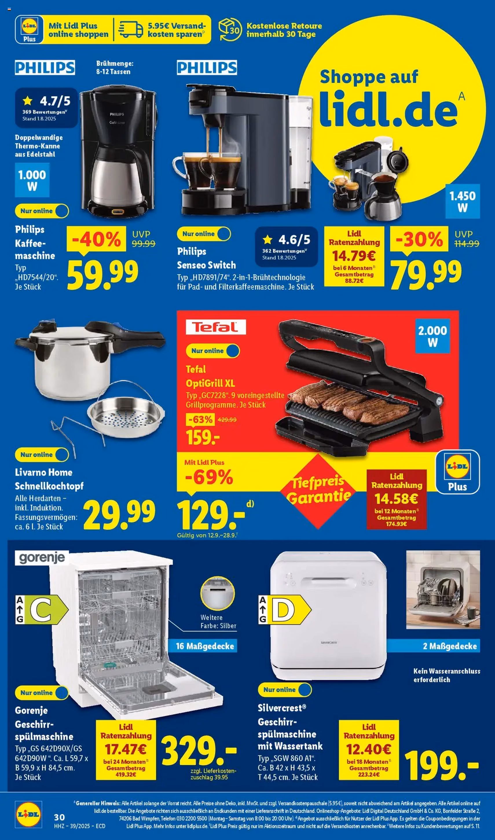 Lidl Prospekt - Gültiger Prospekt ab 22.09.2025, Seite 4 von insgesamt 68