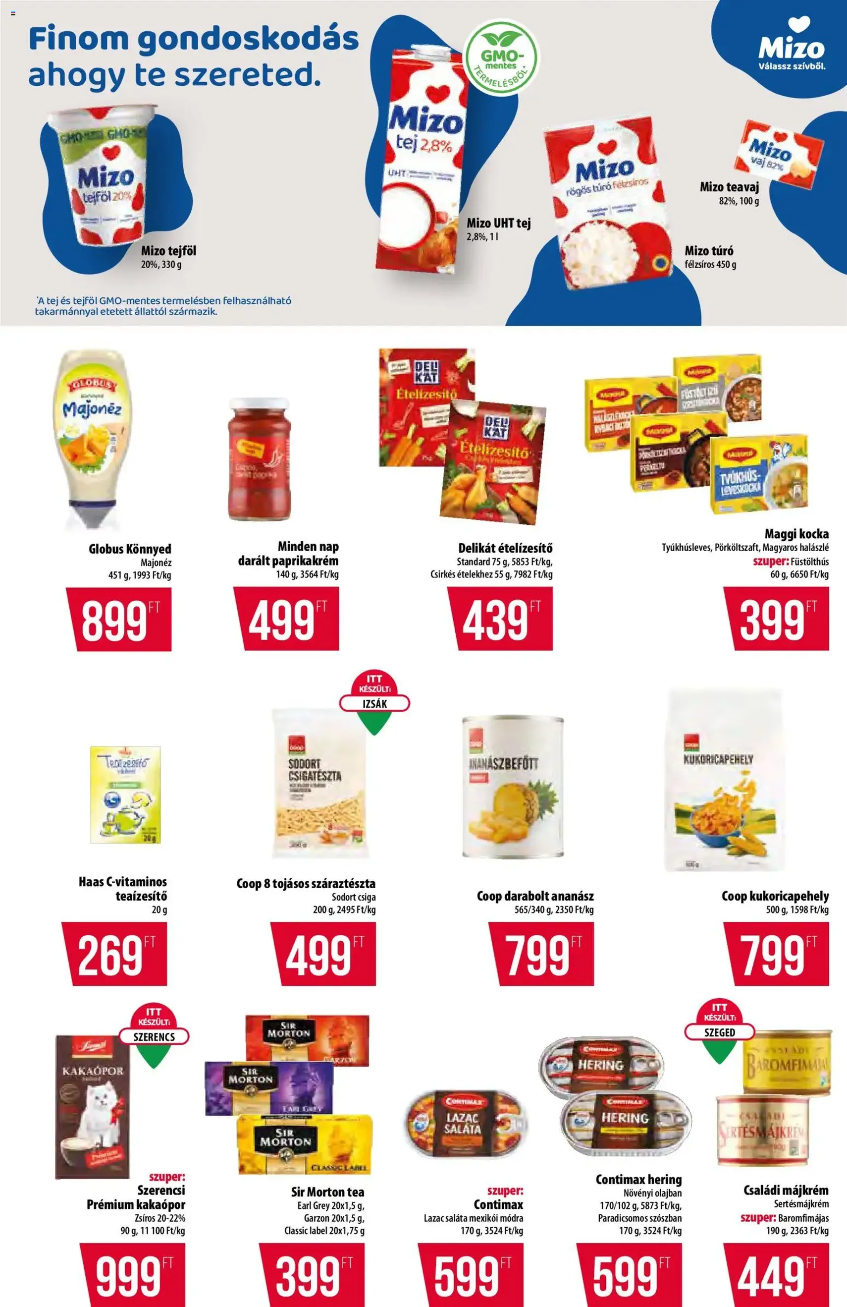 COOP Akciós újság - 2025.10.30. érvényes szórólap 8 oldal 12 oldalból COOP Akciós újság - 2025.10.30. érvényes szórólap 8 oldal 12 oldalból