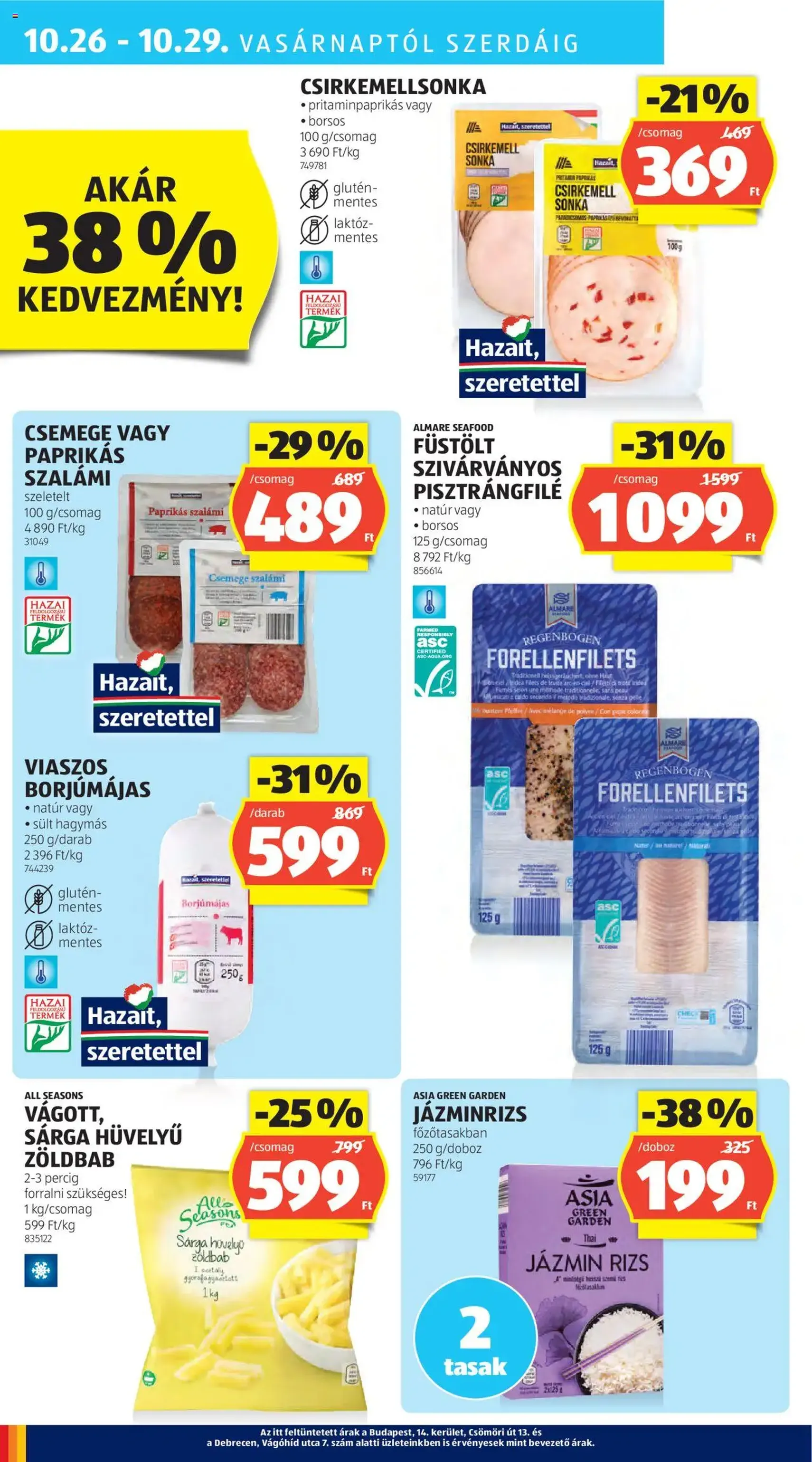 Aldi Akciós újság - 2025.10.24. érvényes szórólap 30 oldal 51 oldalból Aldi Akciós újság - 2025.10.24. érvényes szórólap 30 oldal 51 oldalból