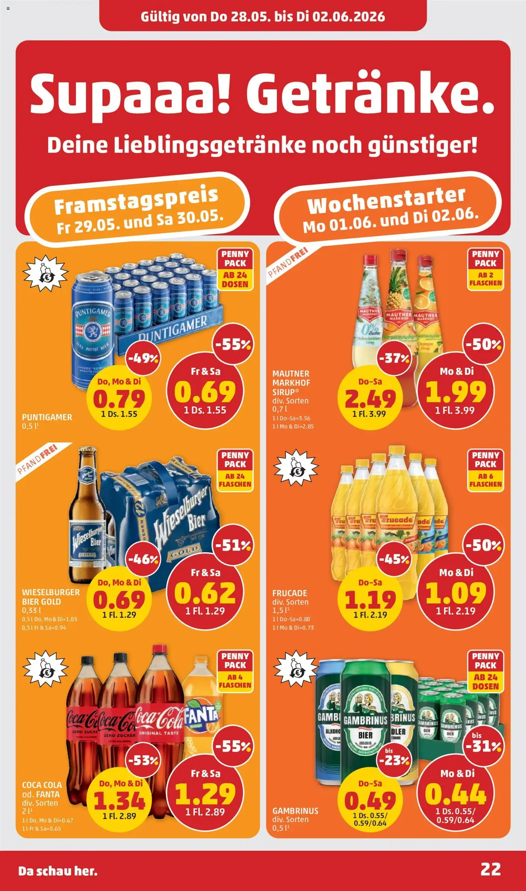 Penny Markt Flugblatt - Gültiger Prospekt ab 28.05.2026, Seite 22 von insgesamt 32