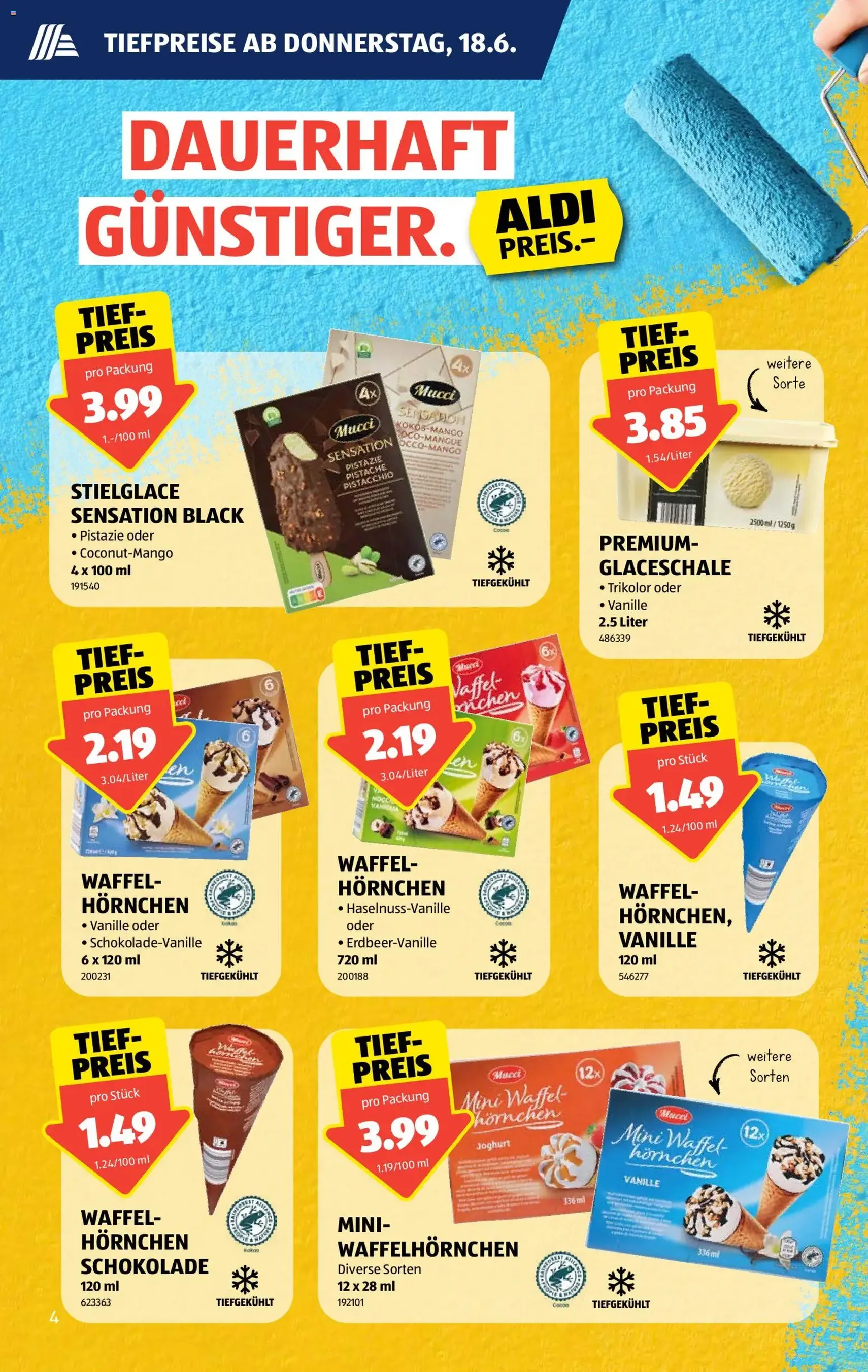 Aldi aktionen - Gültiger Prospekt ab 18.06.2026, Seite 4 von insgesamt 44
