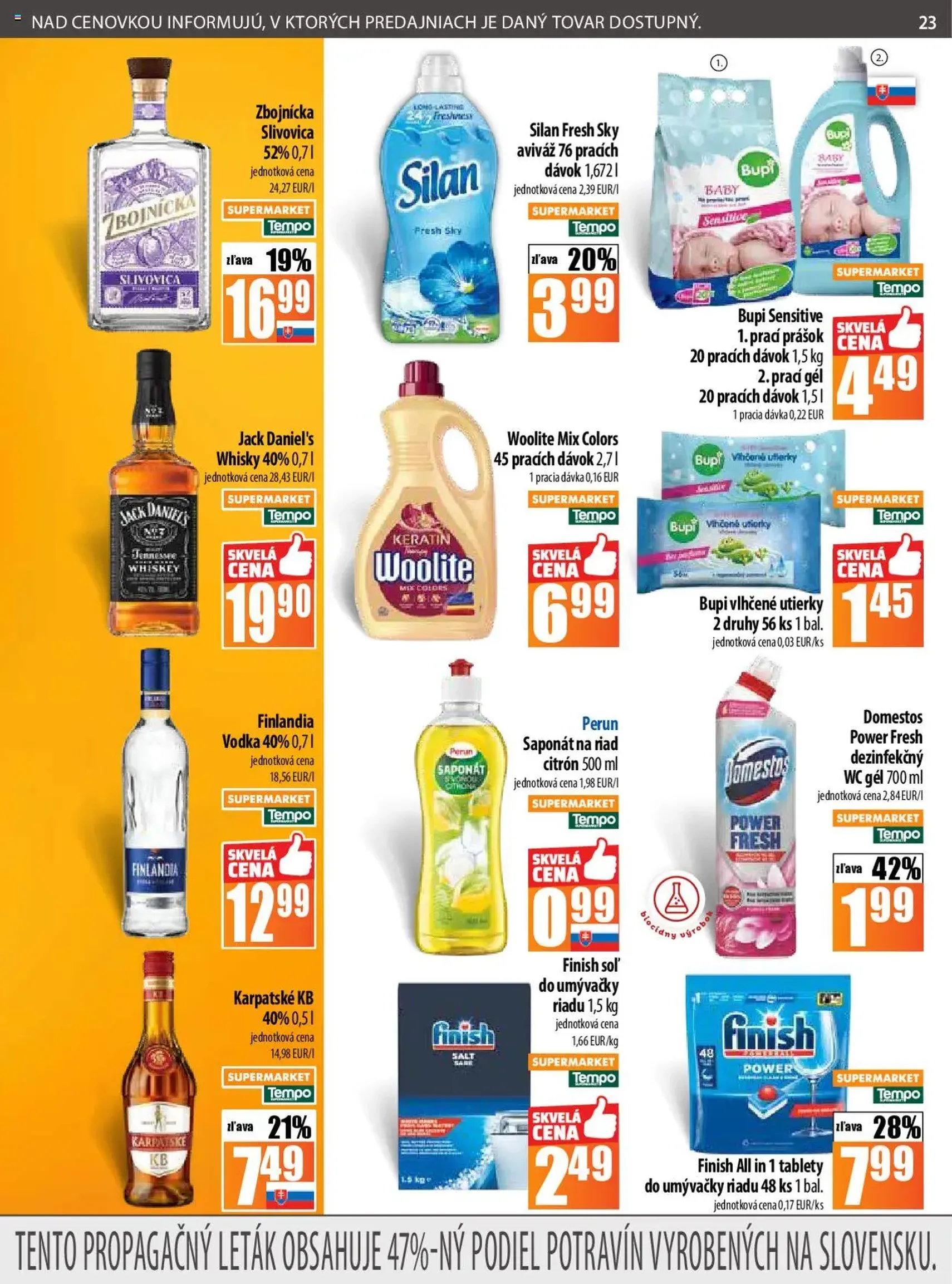 COOP Jednota leták - platný leták od 21.08.2025 strana 23 z 28